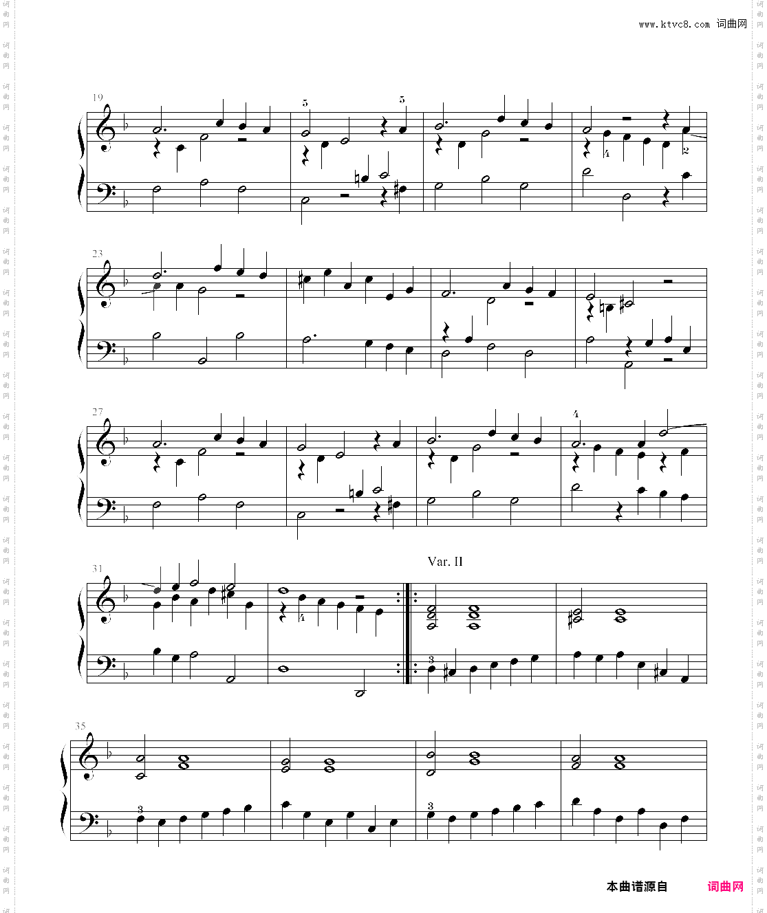 suite in d hwv 437 - 4· sarabande
