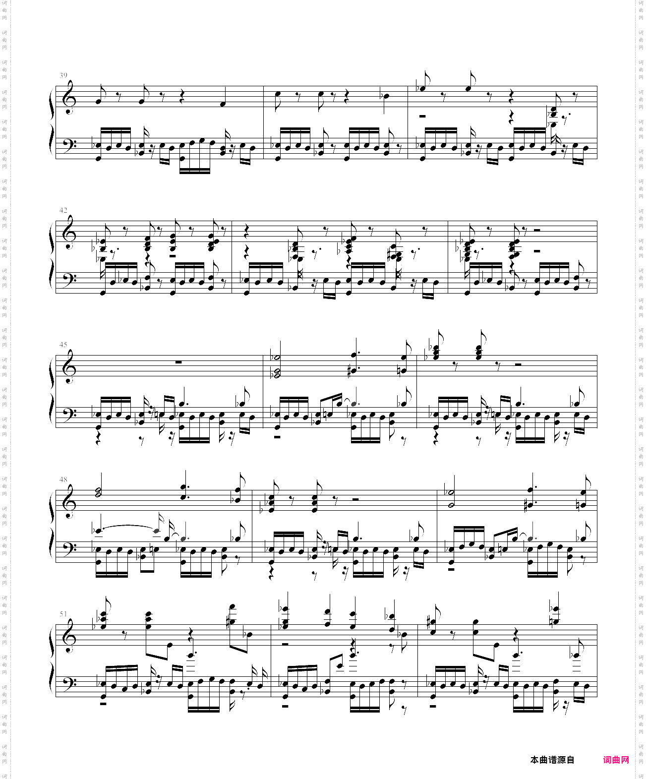 肖斯塔科维奇第七交响曲第一乐章b部分钢琴改编谱鬼子进村主题