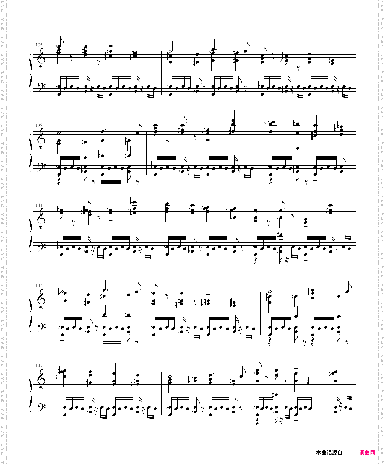 肖斯塔科维奇第七交响曲第一乐章b部分钢琴改编谱鬼子进村主题