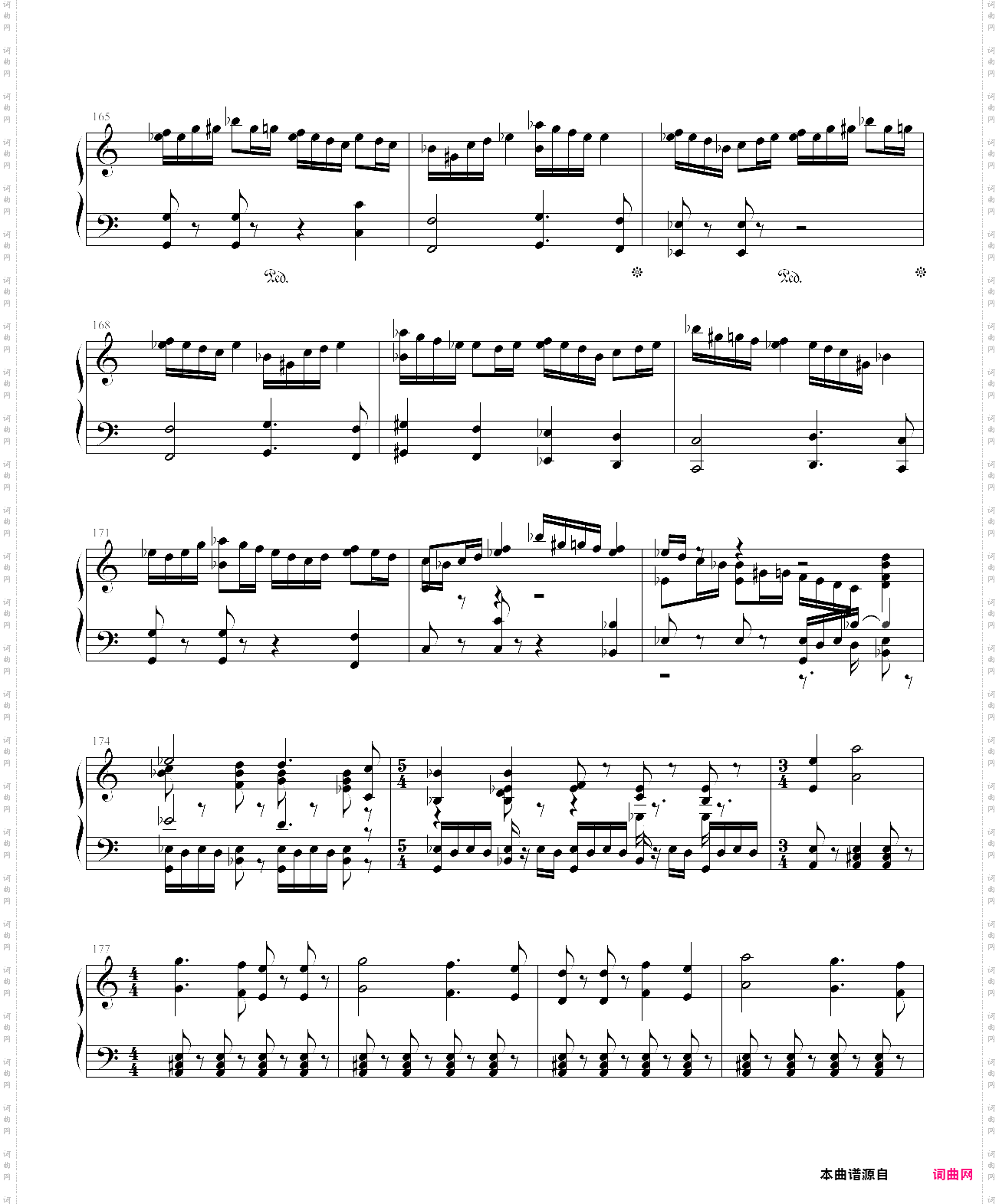 肖斯塔科维奇第七交响曲第一乐章b部分钢琴改编谱鬼子进村主题