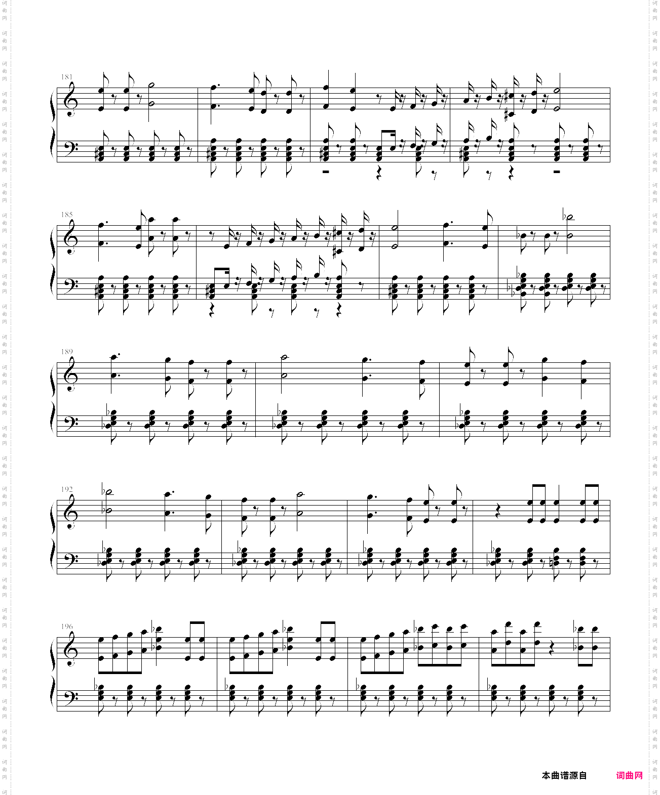 肖斯塔科维奇第七交响曲第一乐章b部分钢琴改编谱鬼子进村主题