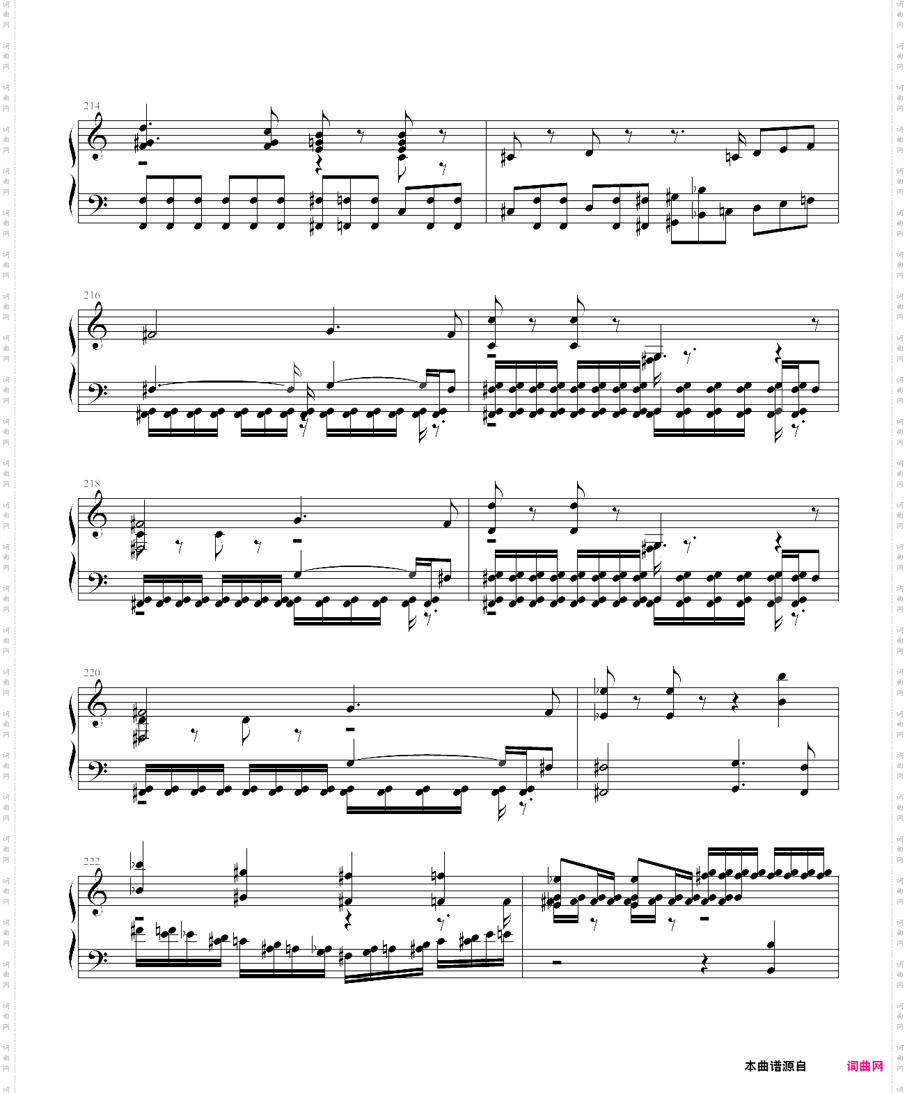 肖斯塔科维奇第七交响曲第一乐章b部分钢琴改编谱鬼子进村主题