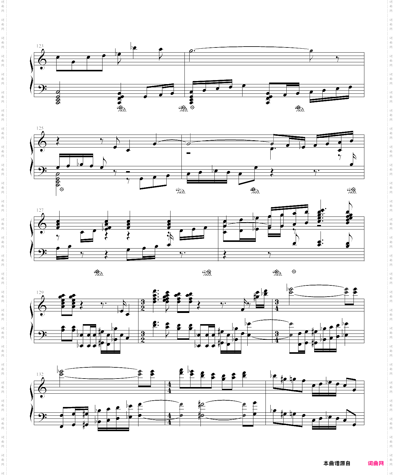 肖斯塔科维奇第七交响曲第一乐章c部分钢琴改编谱反抗主题