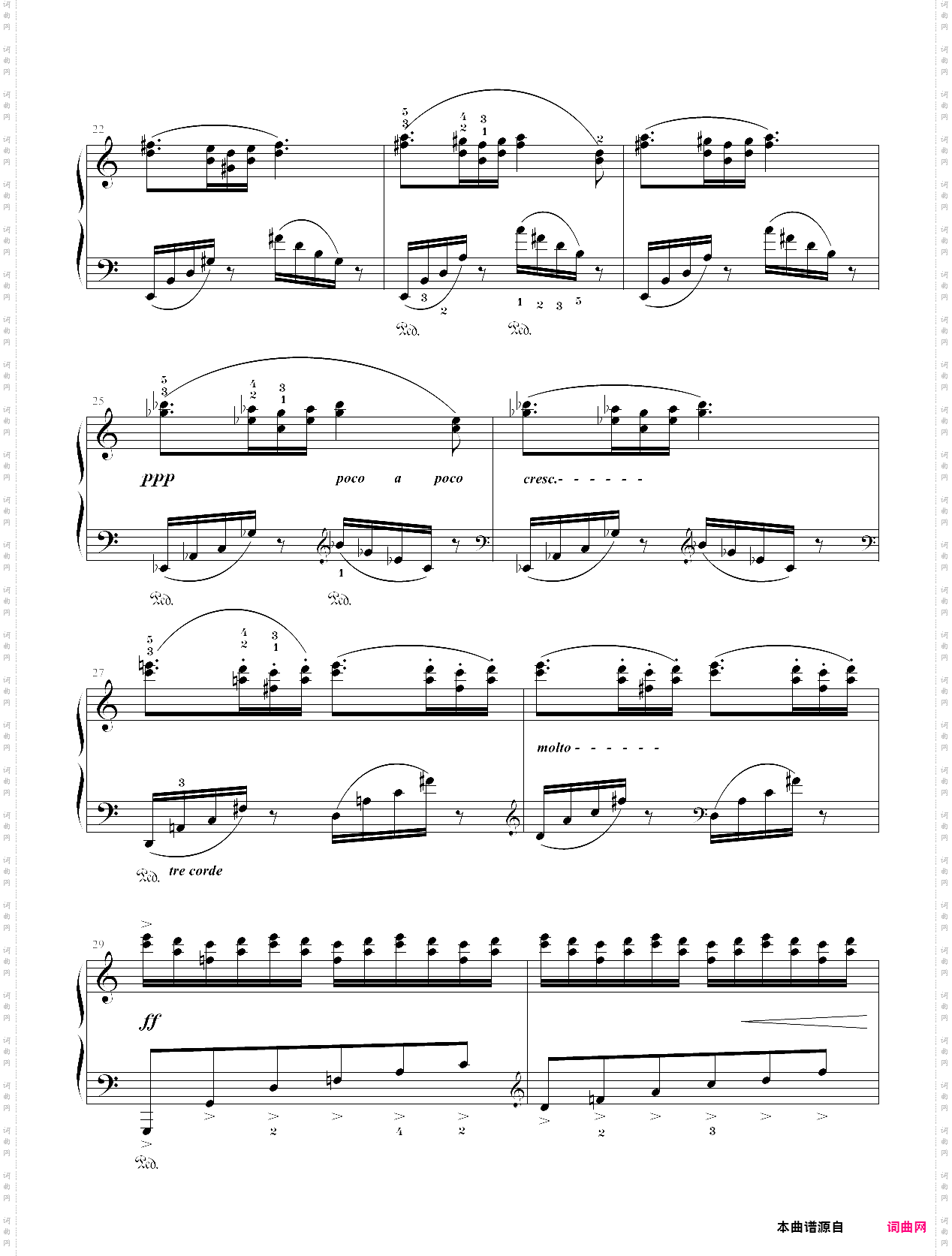 19·第六级夜曲乐曲03-上海音乐学院社会钢琴考级曲集2020版