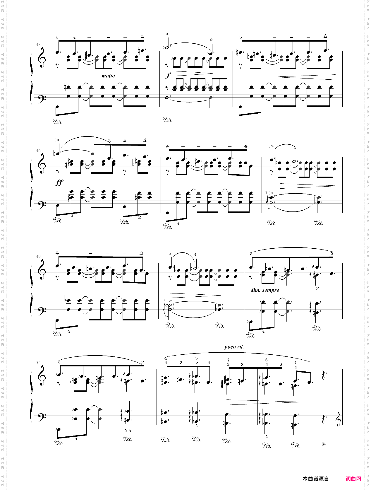19·第六级夜曲乐曲03-上海音乐学院社会钢琴考级曲集2020版