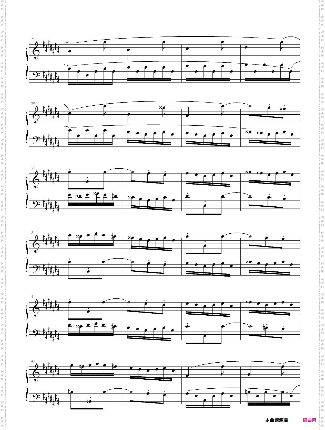 巴赫《十二平均律》上册no·3前奏曲 bwv848
