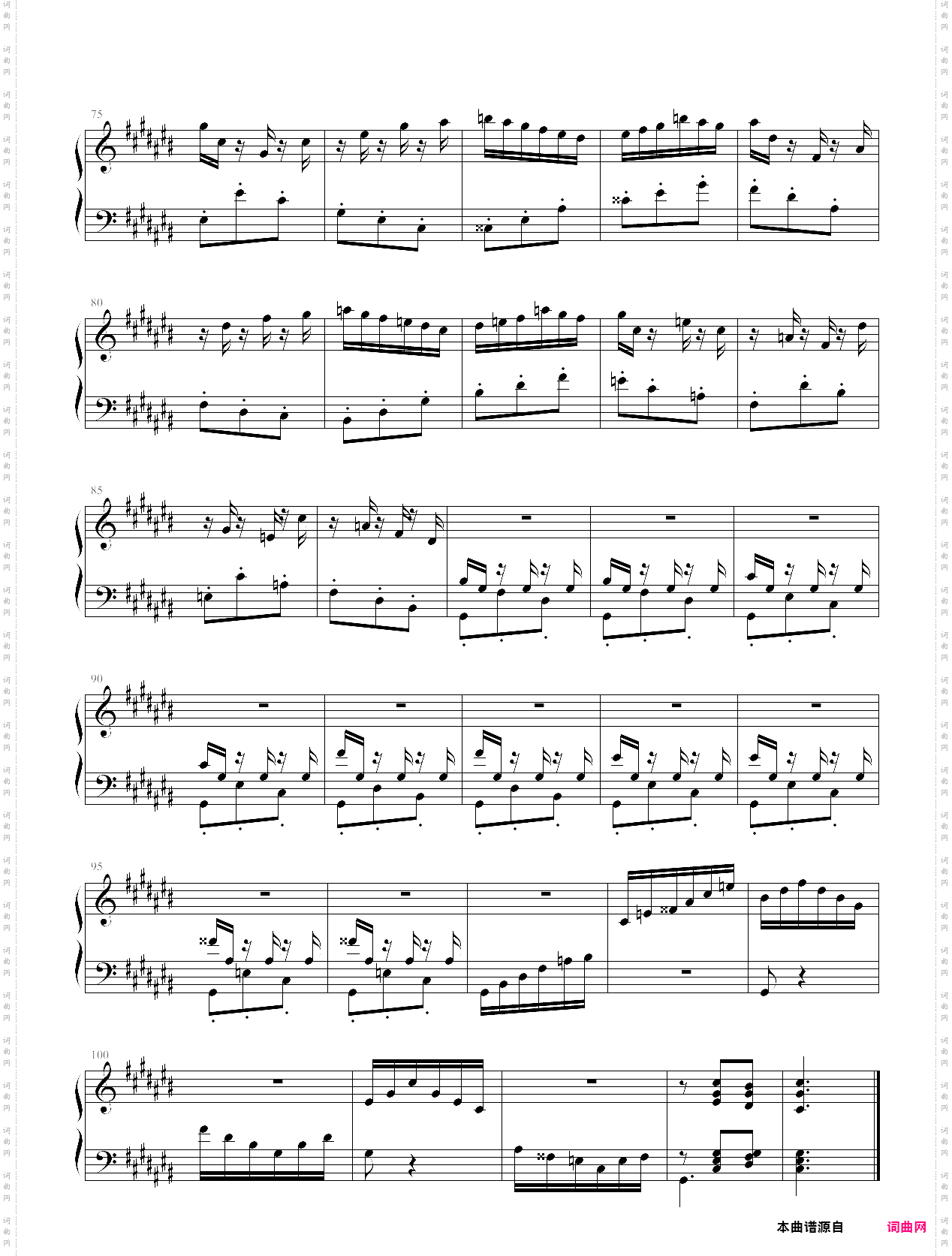 巴赫《十二平均律》上册no·3前奏曲 bwv848