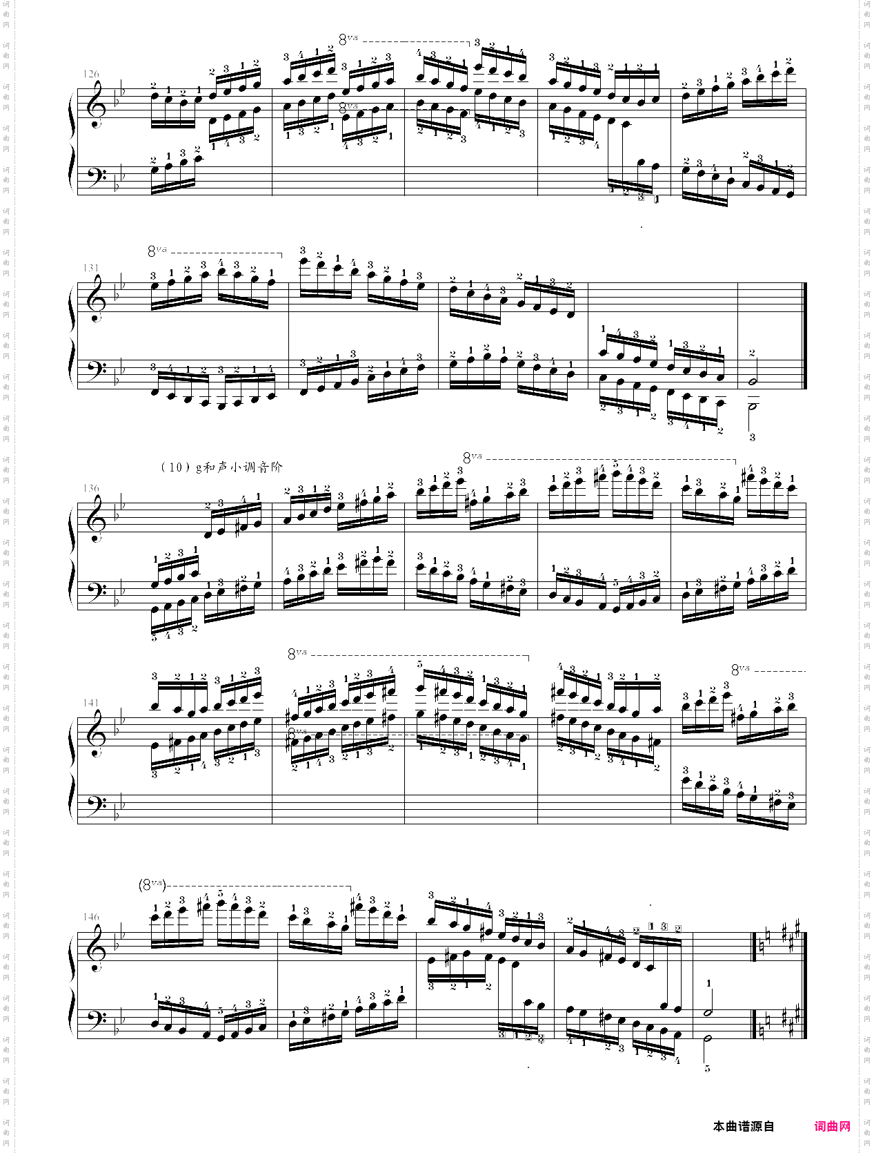 163-186·第九级基本练习音阶-中央音乐学院业余考级教程