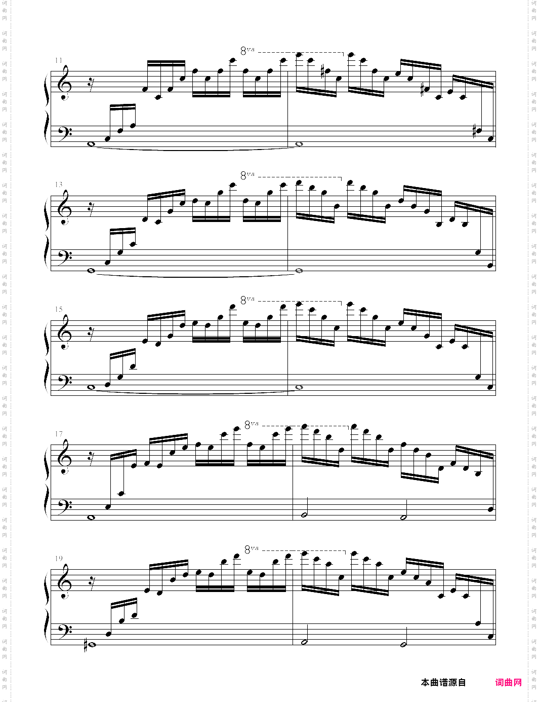 练习曲 op·10 no·1