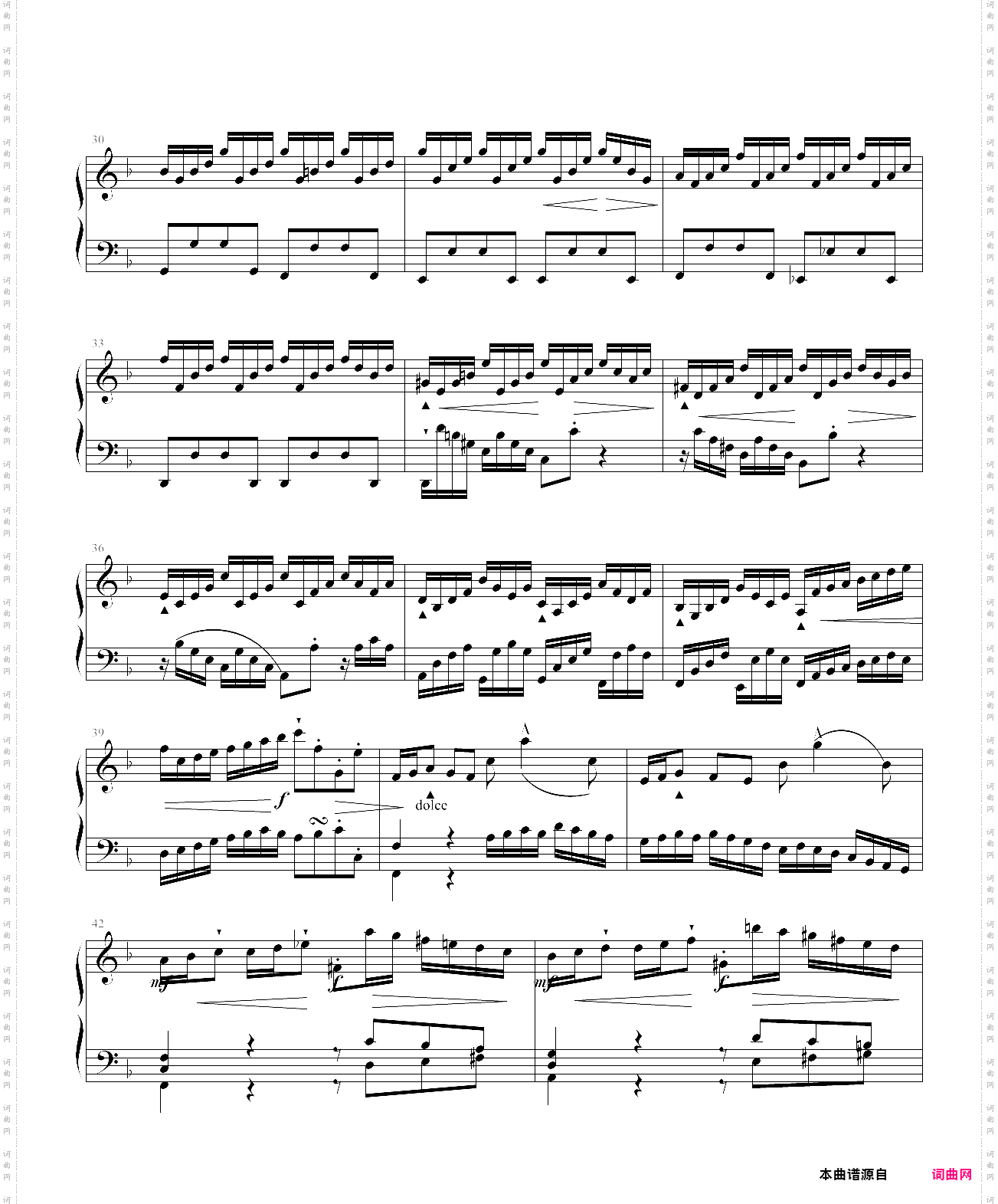 d小调第一号古钢琴协奏曲 bwv 1052-1