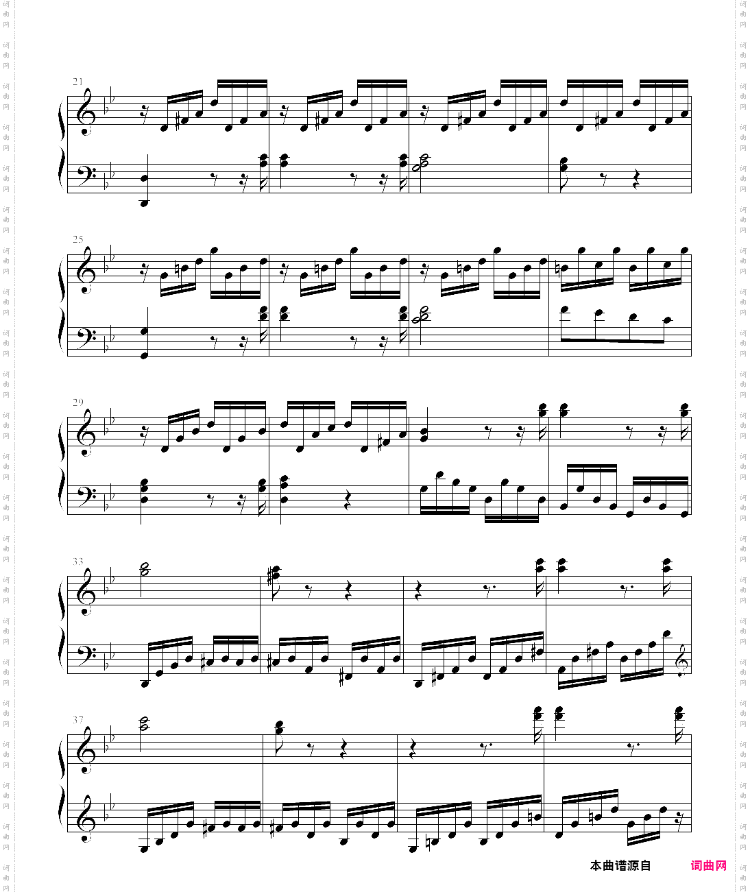 【钢琴块 2 等级歌曲】129· 热情奏鸣曲 第三章