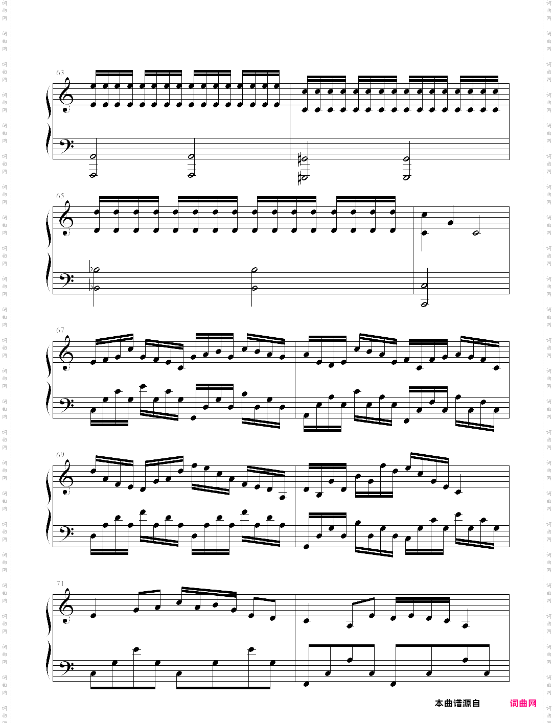 2134号组曲连弹可弹奏版