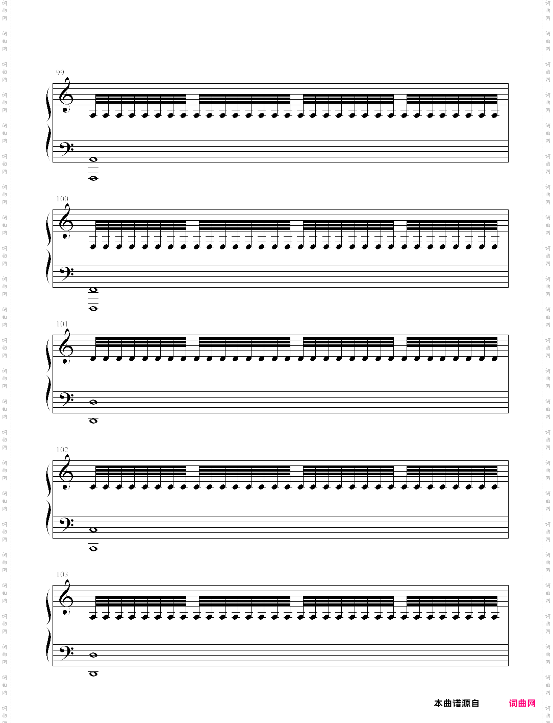 2134号组曲连弹可弹奏版