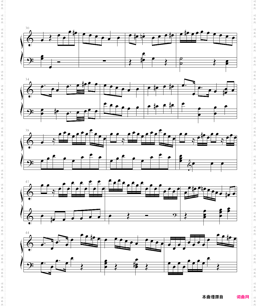 【钢琴块 2 等级歌曲】125· c大调奏鸣曲k330 第一章