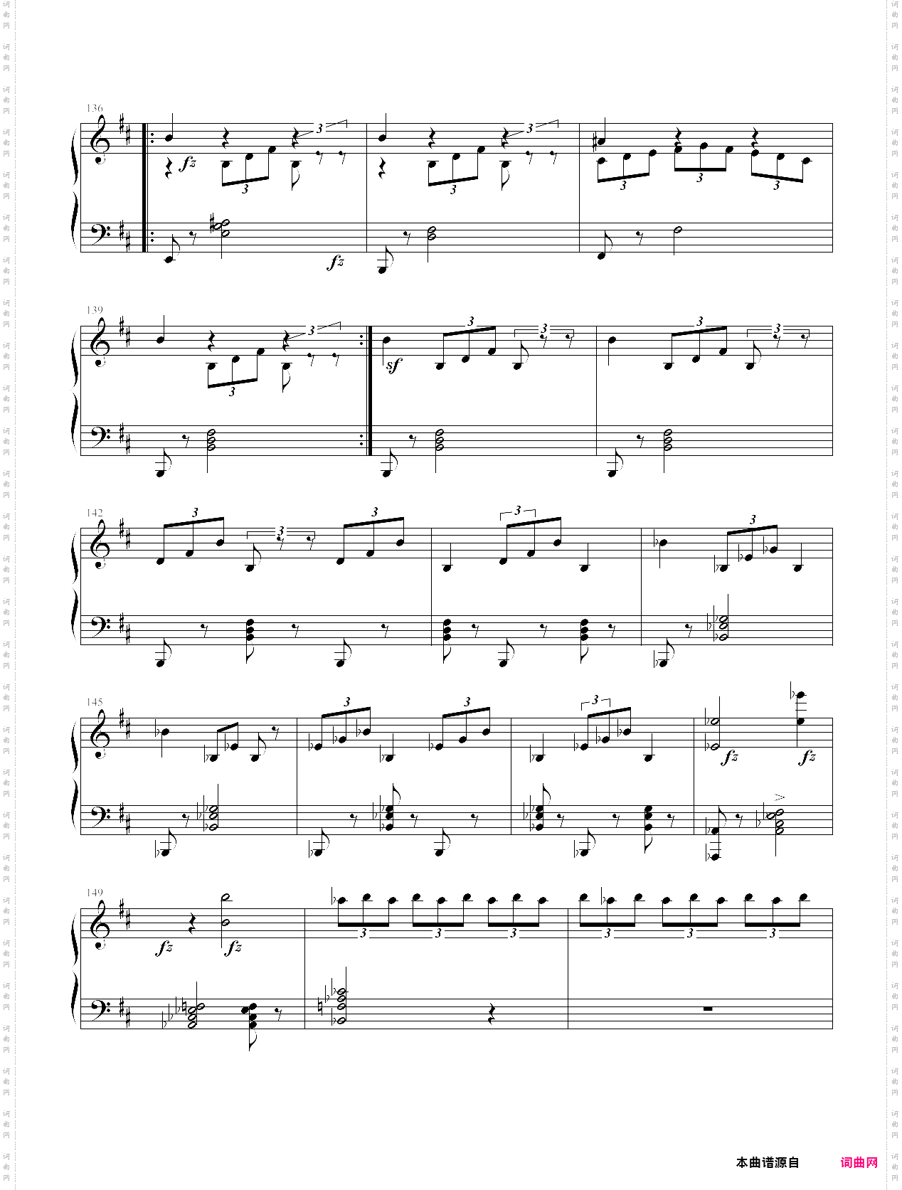 降e大调即兴曲超难版