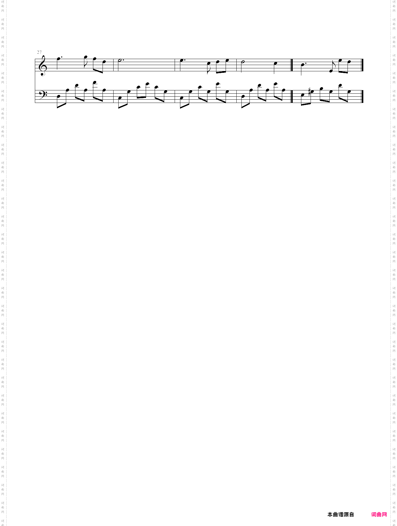 白桦林 b站唯美钢琴演奏