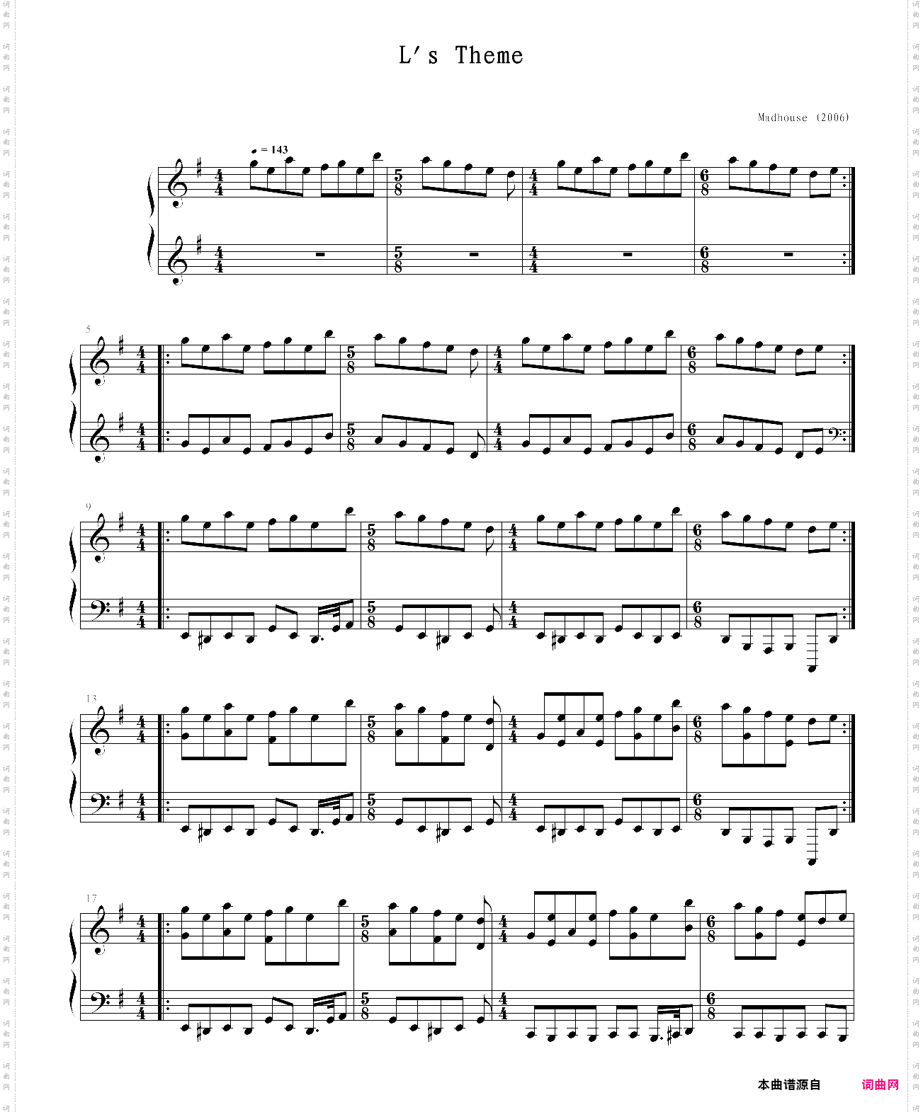 死亡笔记本 - l s theme