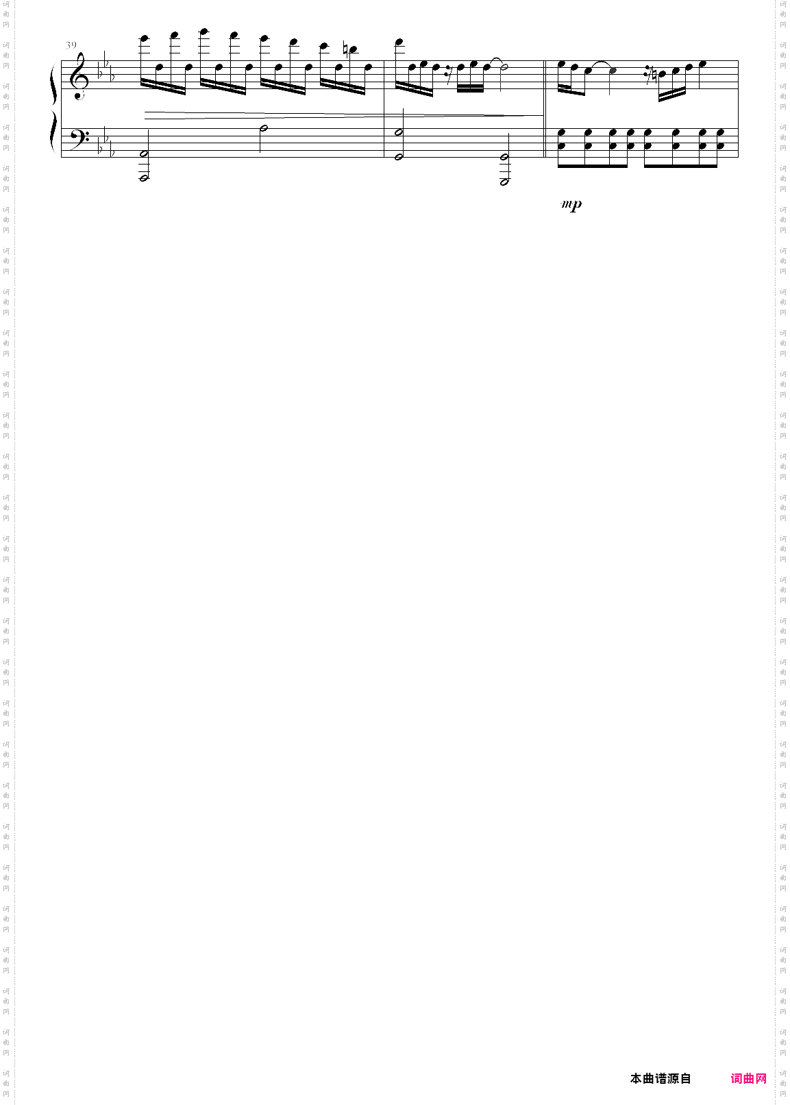 mein herz brennt piano sheet