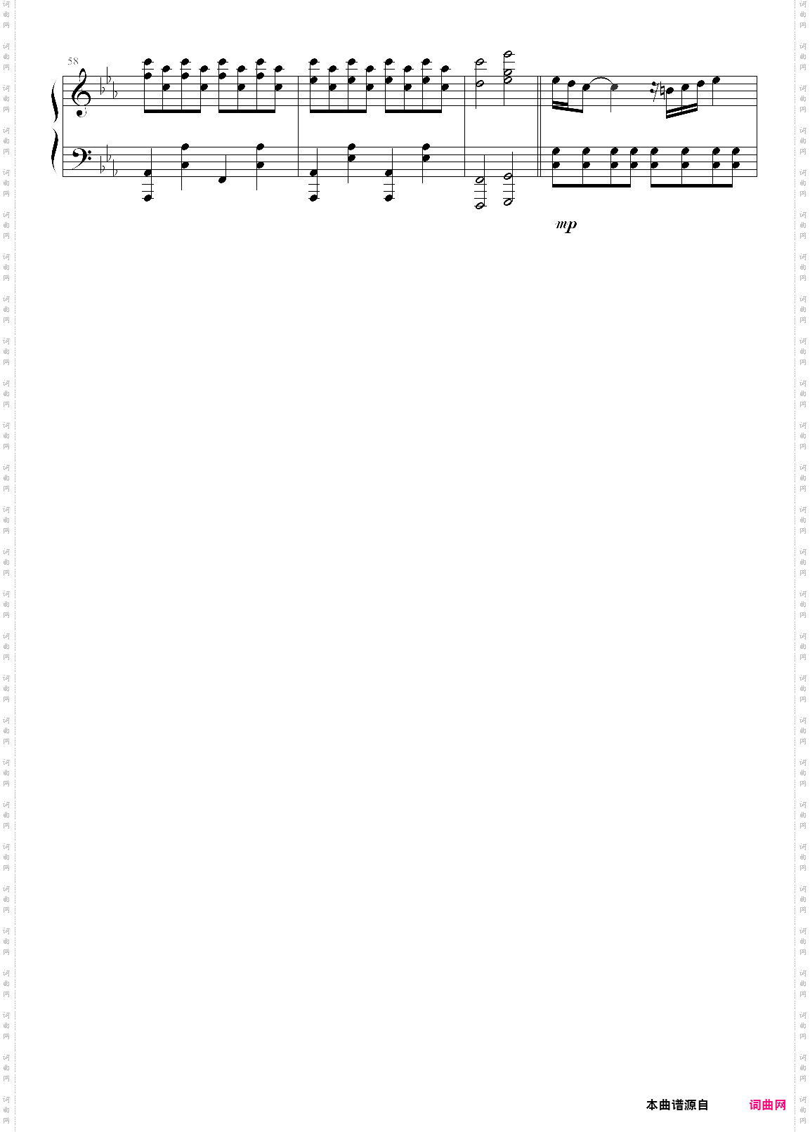 mein herz brennt piano sheet