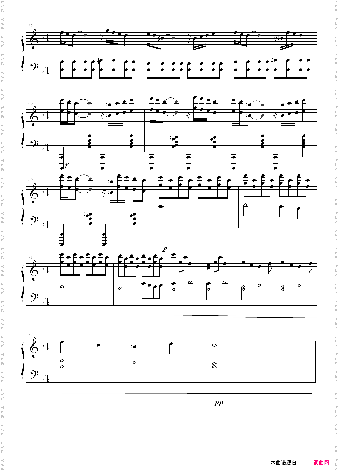 mein herz brennt piano sheet