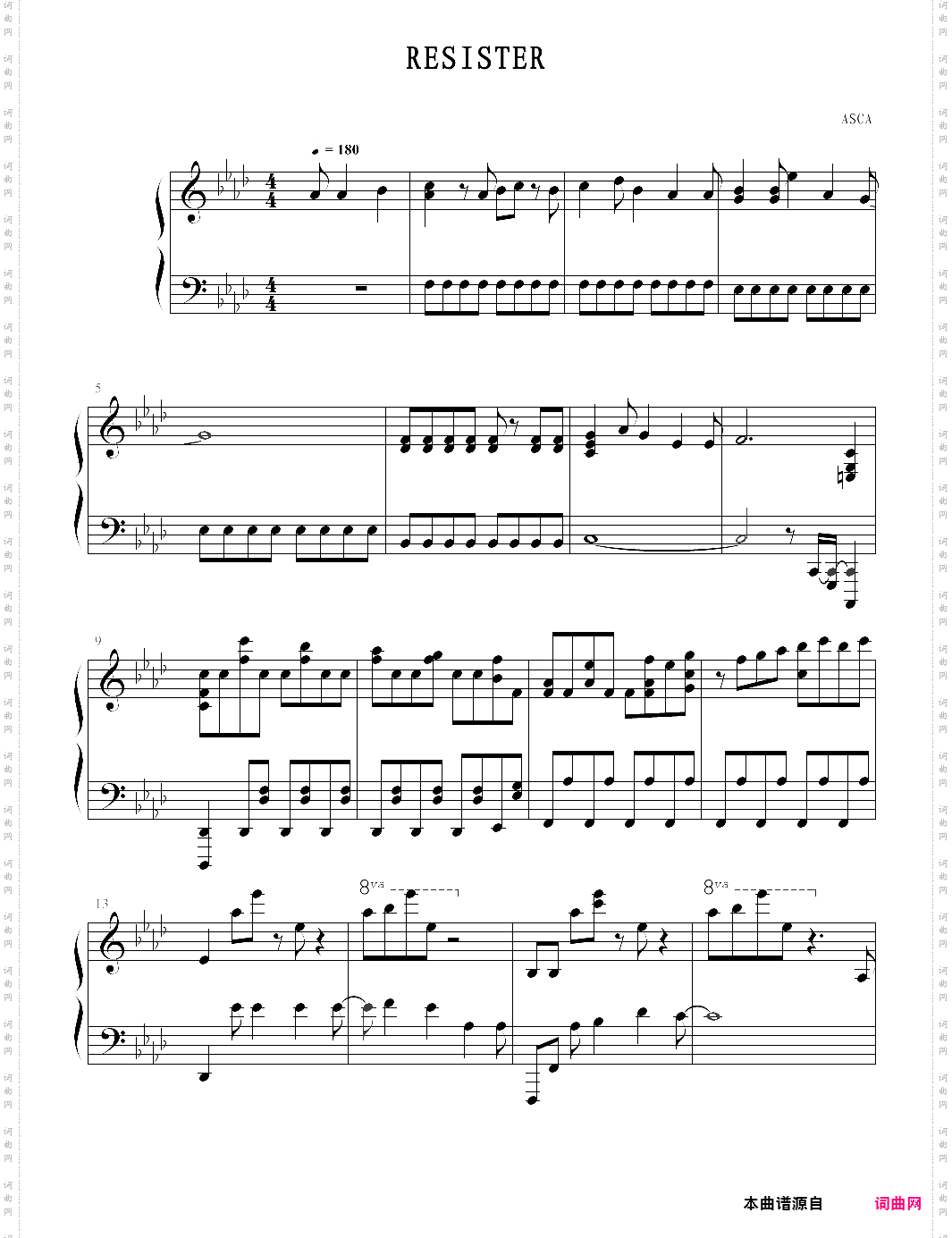 【刀剑神域iii：alicization】op - resister