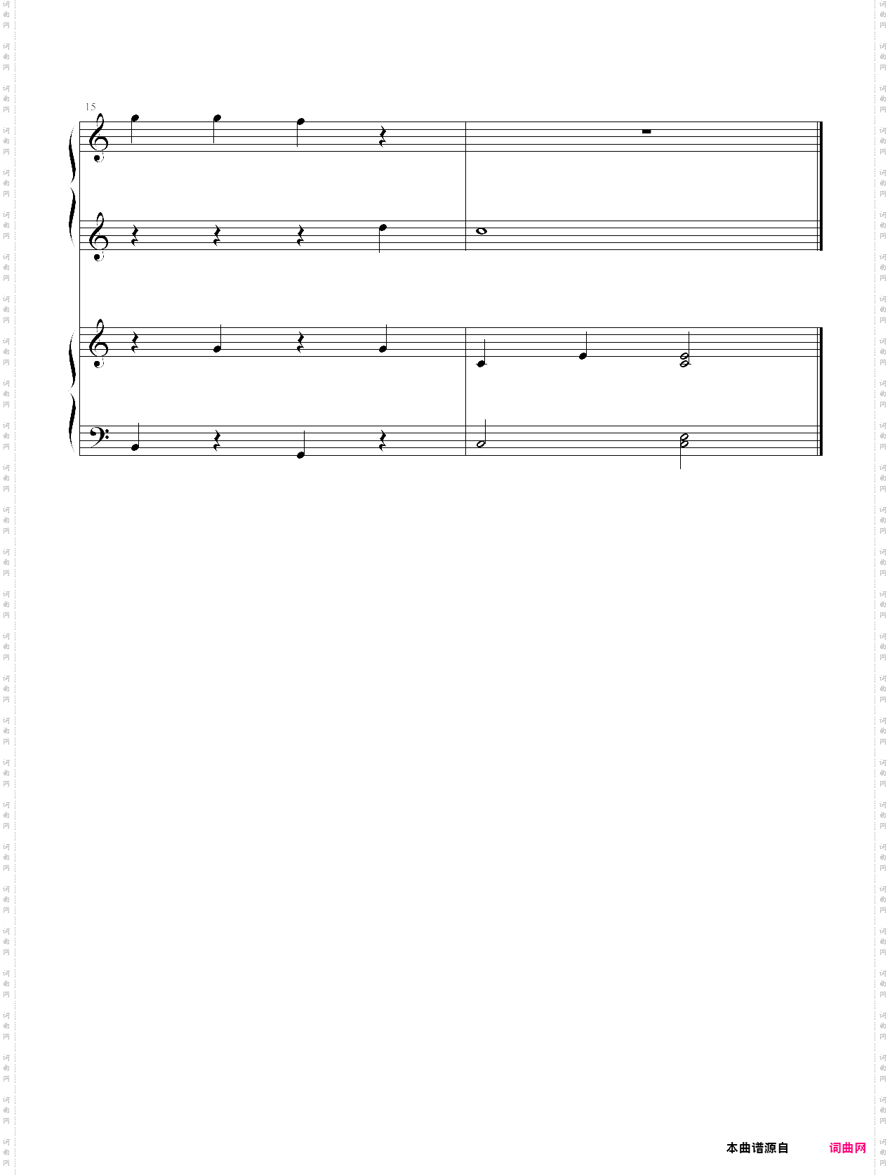 jingle bells_四手幼儿版