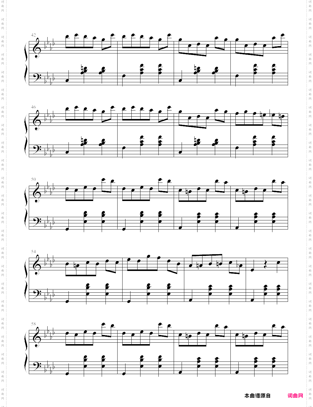 圆舞曲no·16_【钢琴块 2 等级歌曲】78