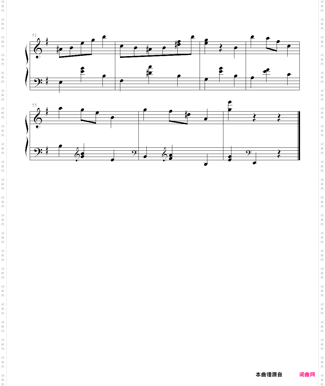 【钢琴块 2 等级歌曲】71 e小调圆舞曲