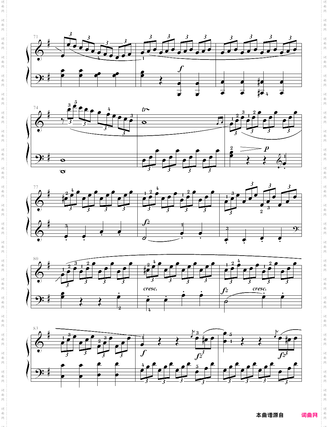 小奏鸣曲op36 no·05-1