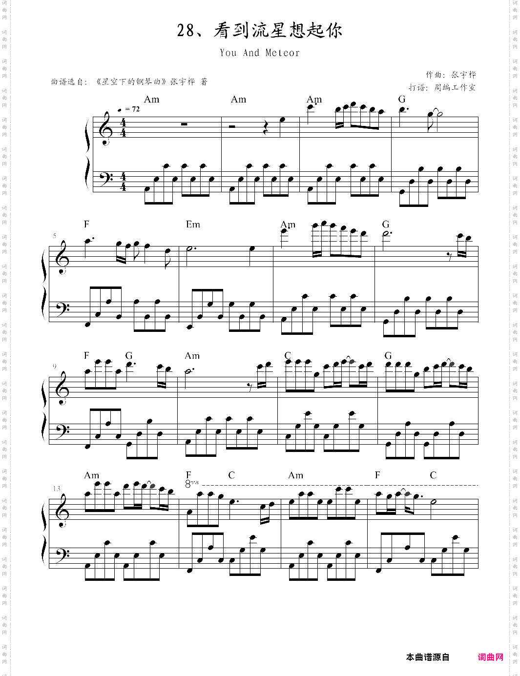 28、看到流星想起你【张宇桦】-z0948