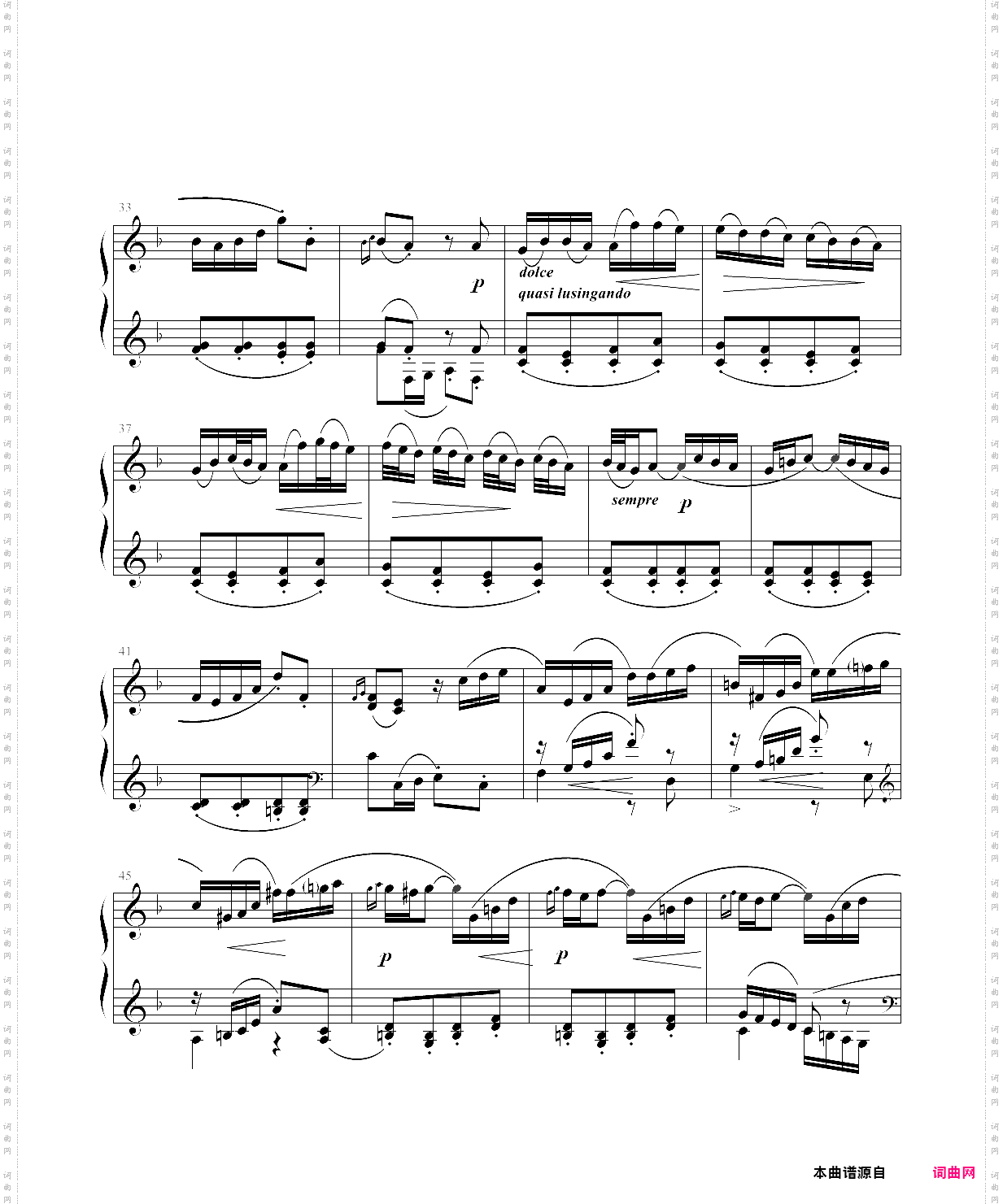 巴赫-bwv971第一乐章，f大调意大利协奏曲