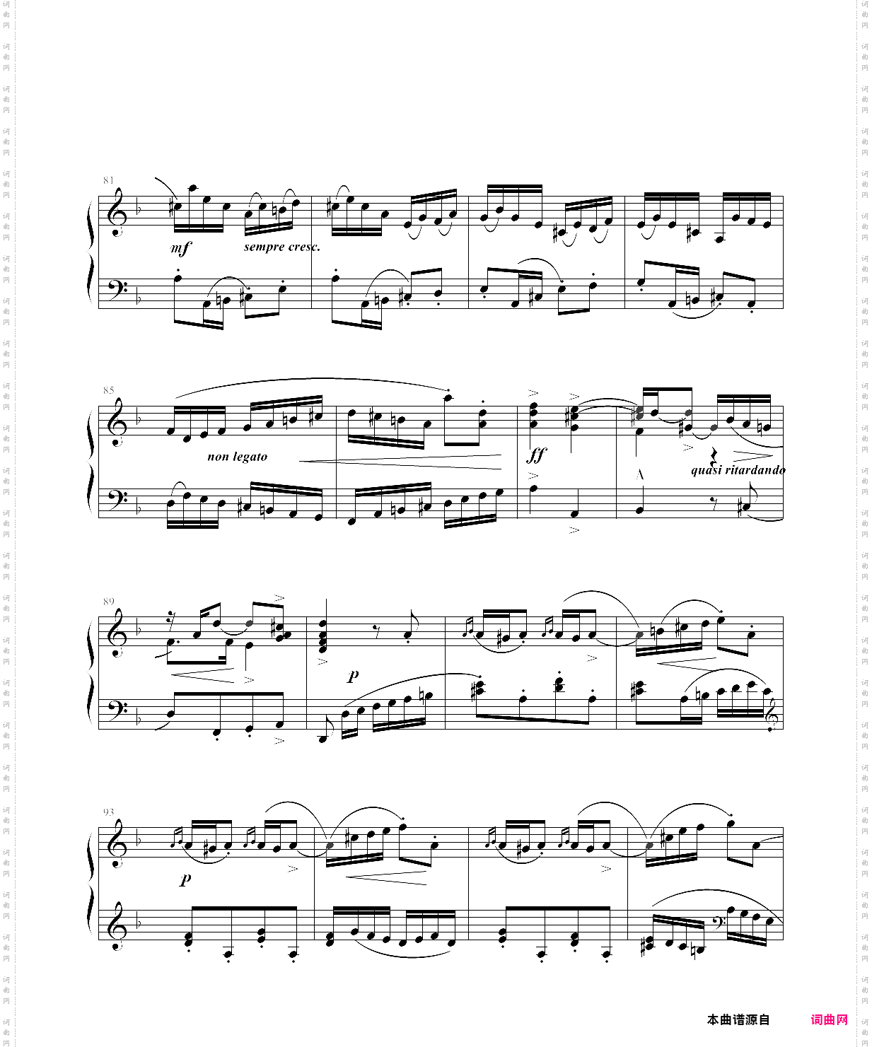 巴赫-bwv971第一乐章，f大调意大利协奏曲
