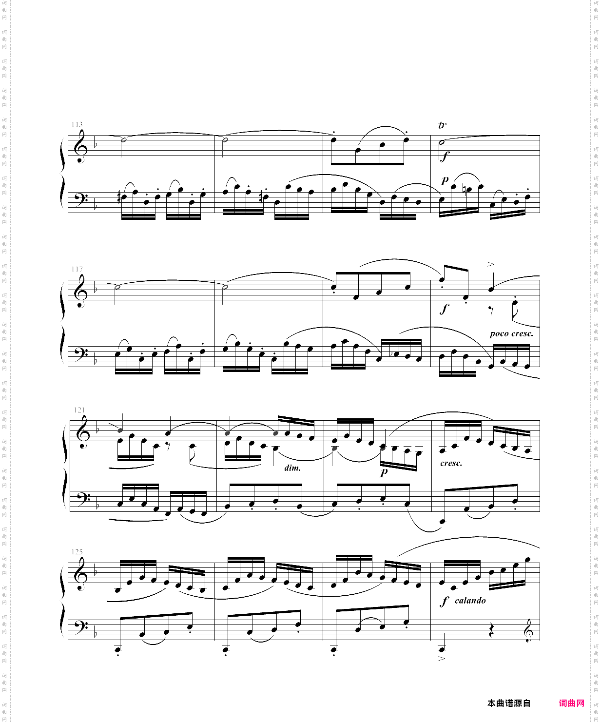 巴赫-bwv971第一乐章，f大调意大利协奏曲