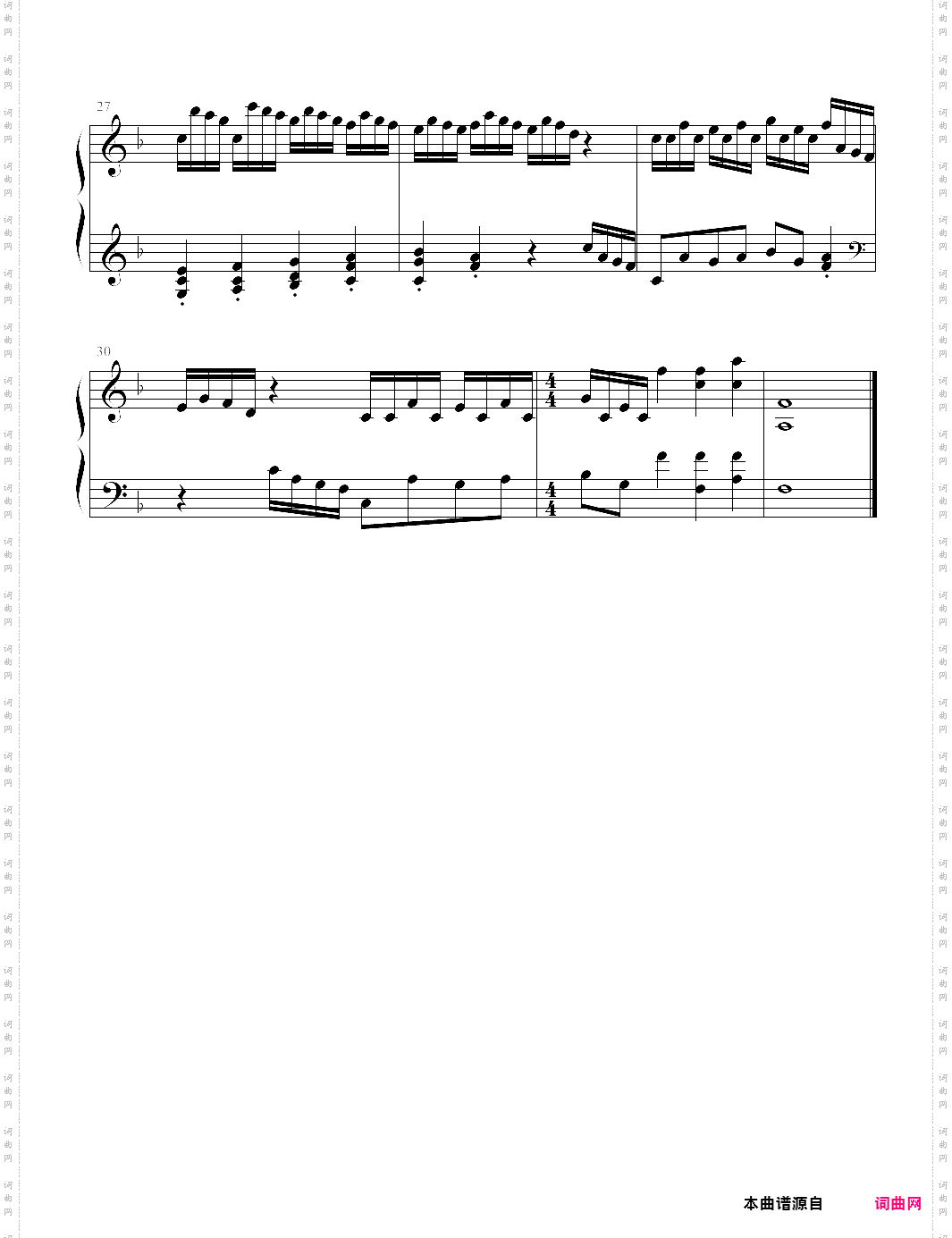 【钢琴块 2 等级歌曲】39 小奏鸣曲 op·36-3