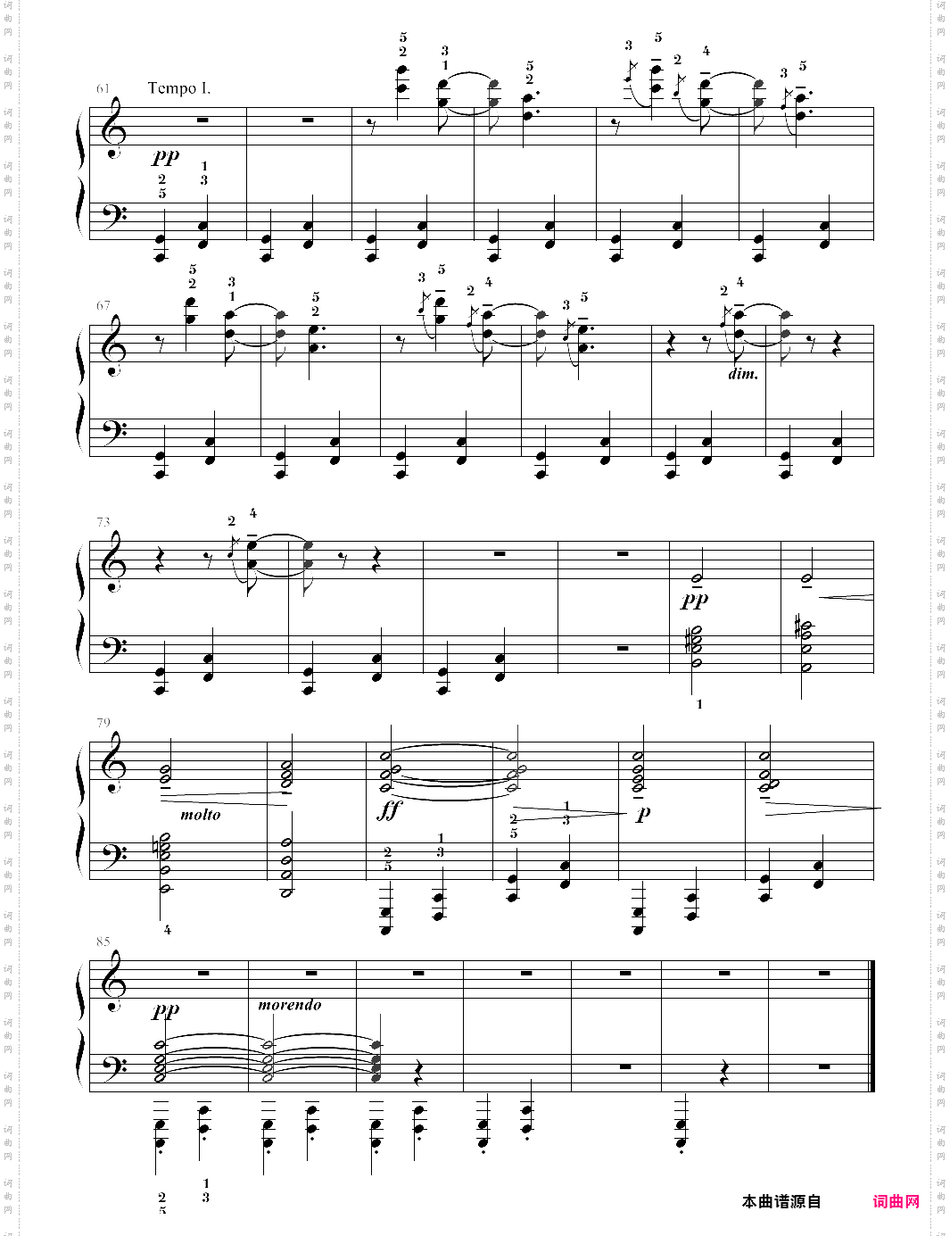 5-6、klokkeklang钟声【edvard grieg爱德华·格里格】-z0862