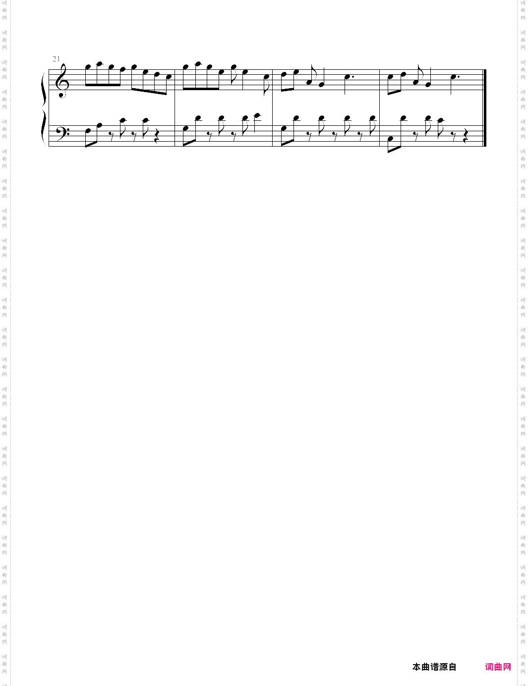 【钢琴块 2 等级歌曲】4 两只老虎