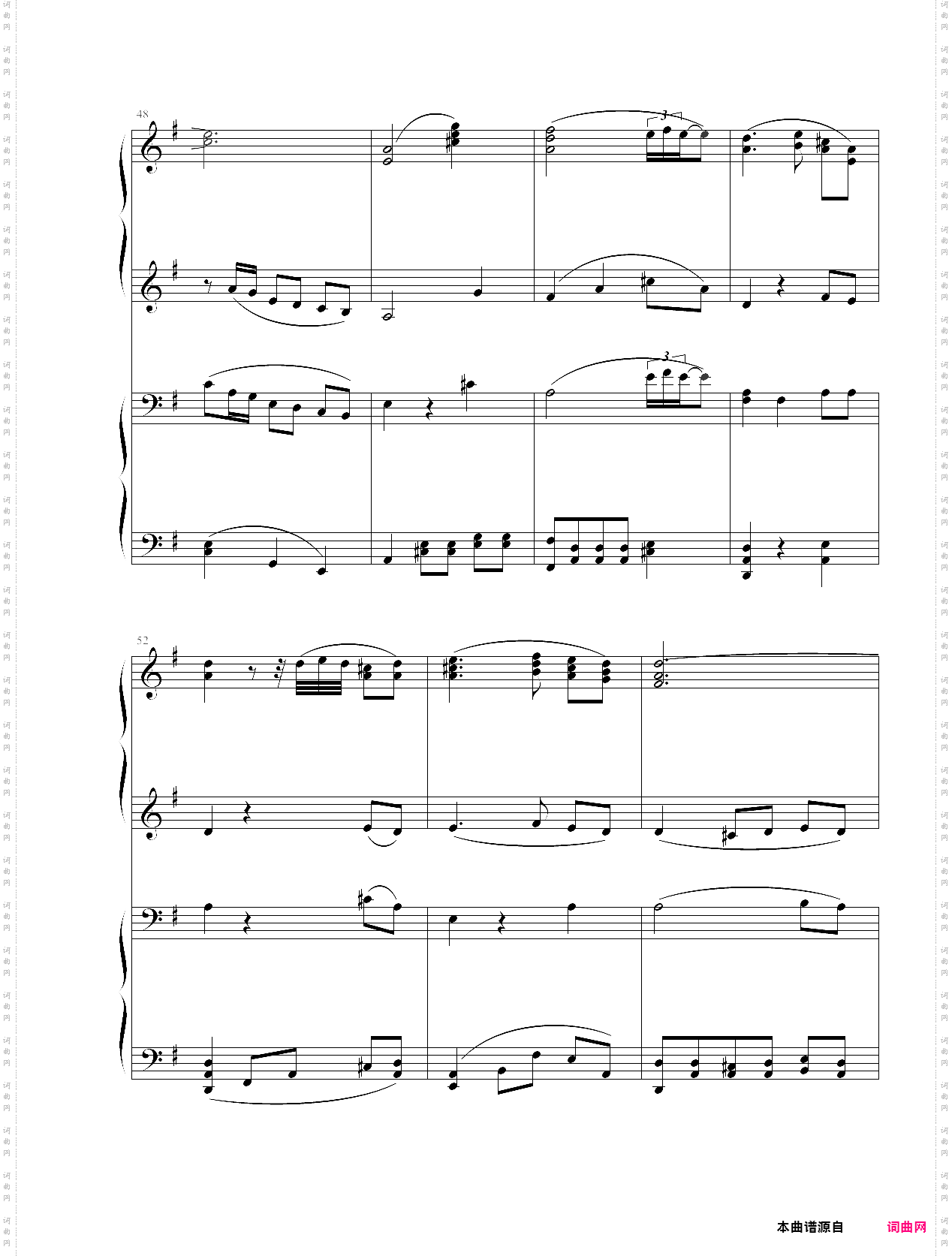 胜利舞曲_四手联弹钢琴曲
