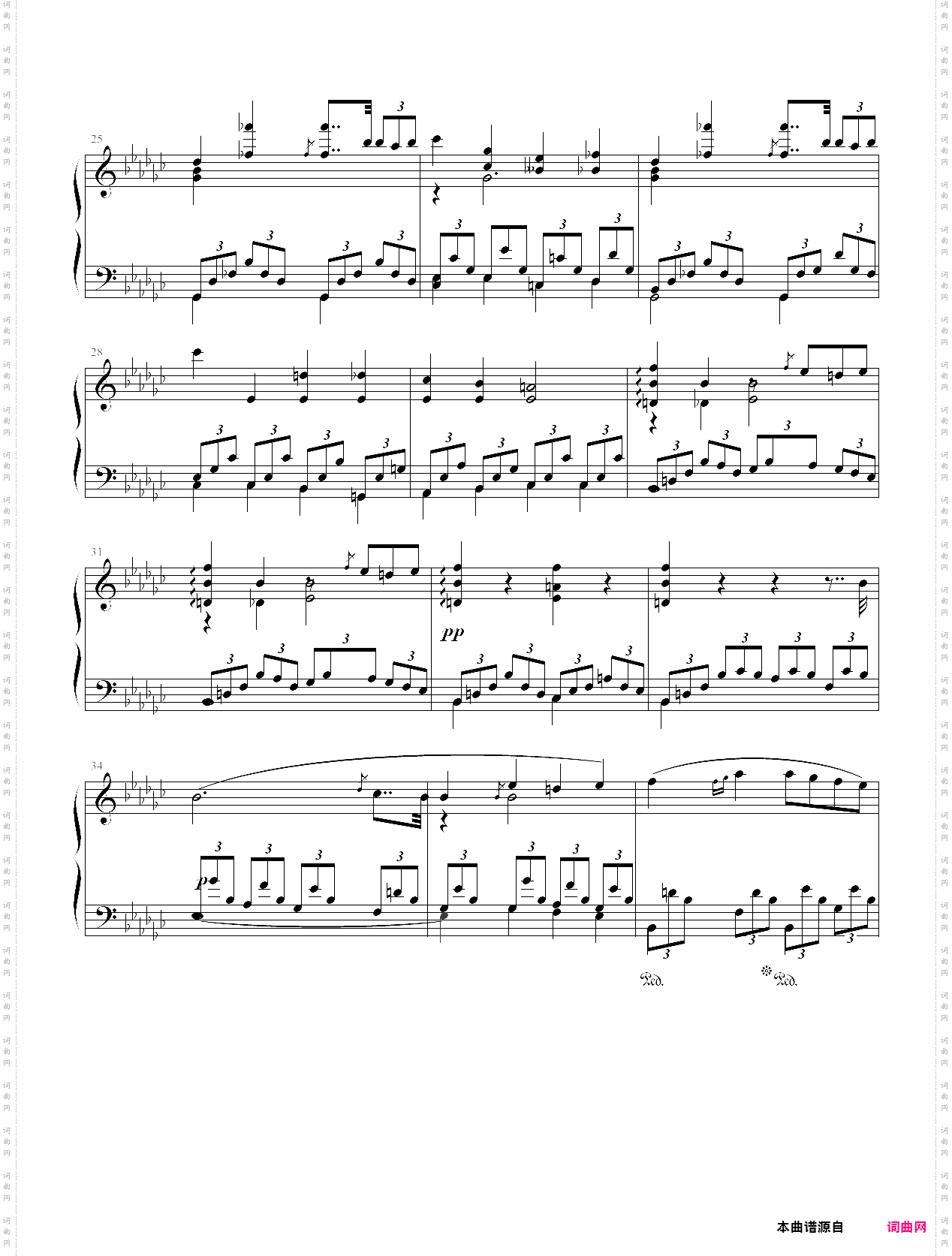 降e小调浪漫曲_op·755 no·12