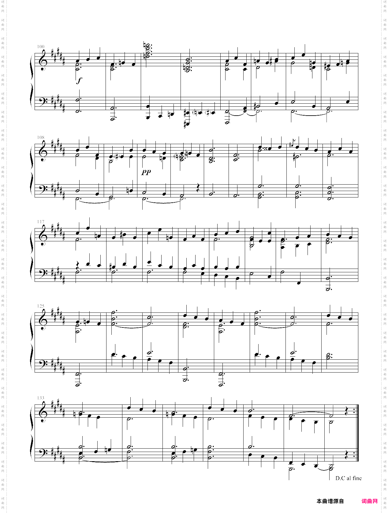 车尔尼b小调第九钢琴奏鸣曲_op·145第二乐章 谐谑曲