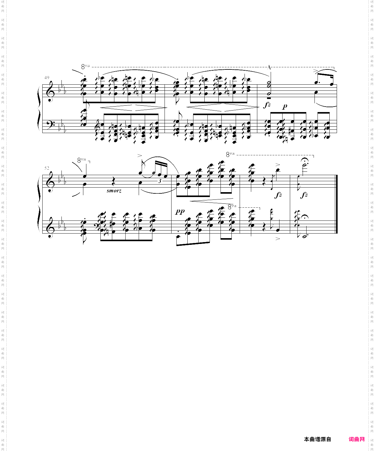 肖邦练习曲op·10 no·11