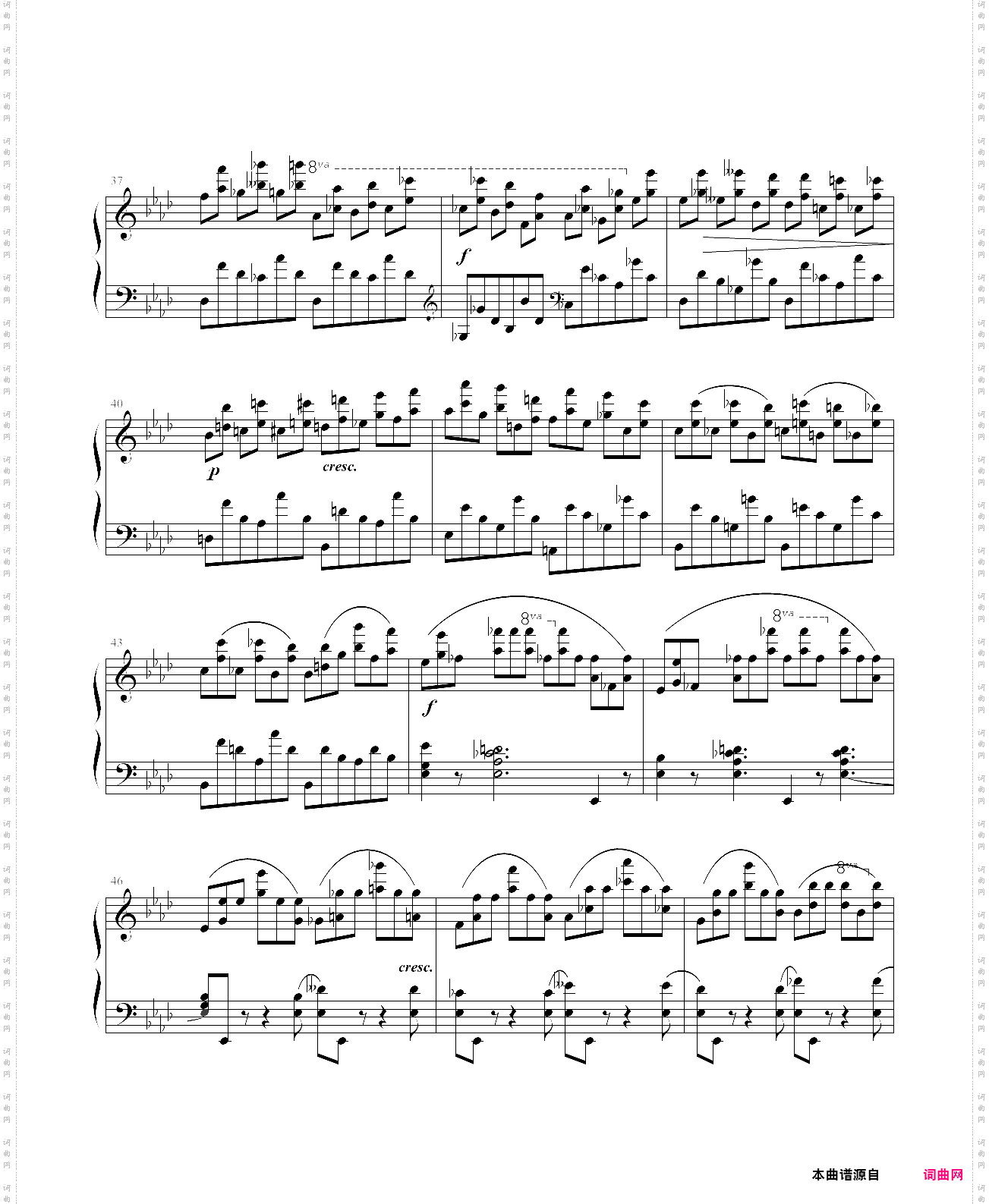 肖邦练习曲op·10 no·10