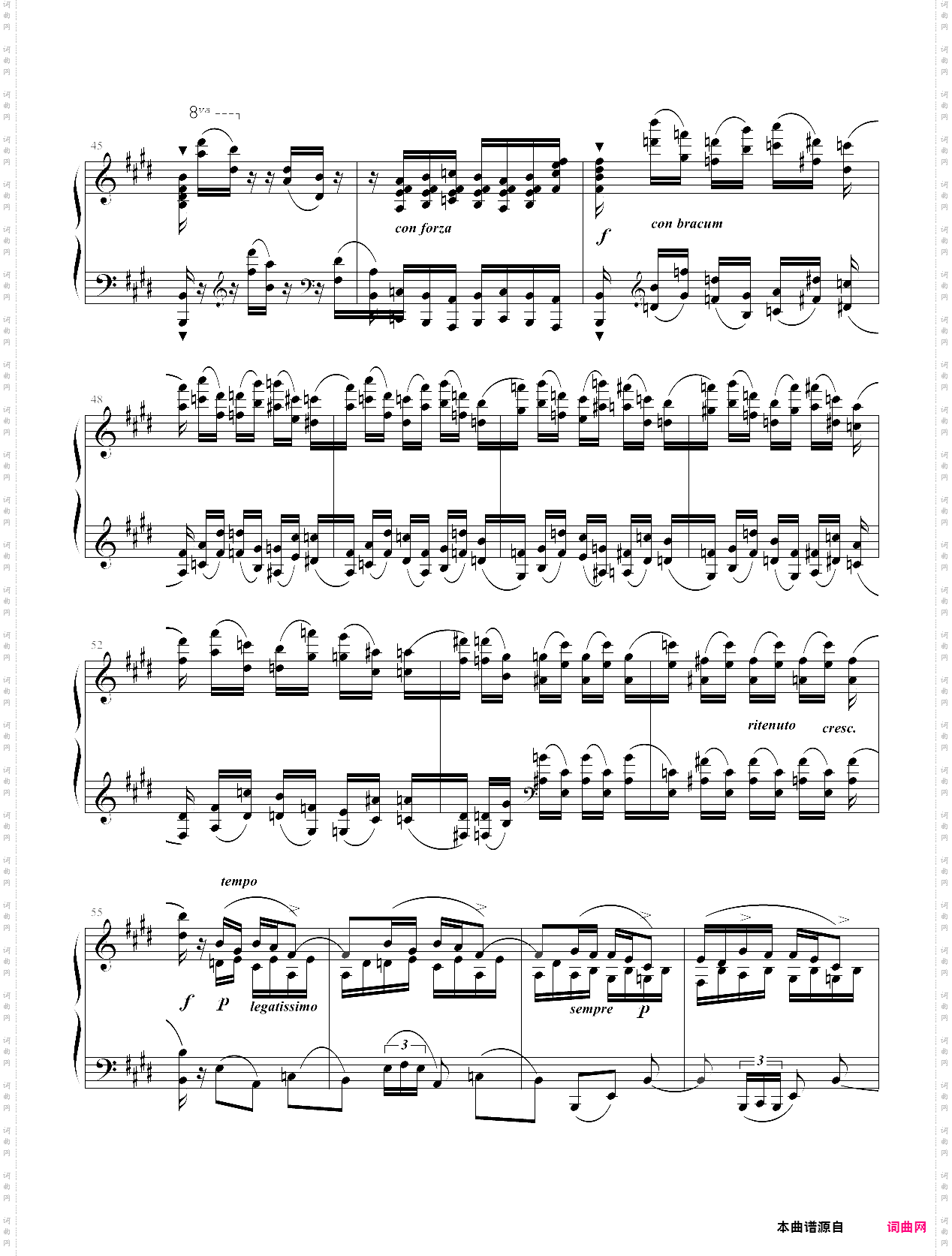 肖邦练习曲op·10 no·3