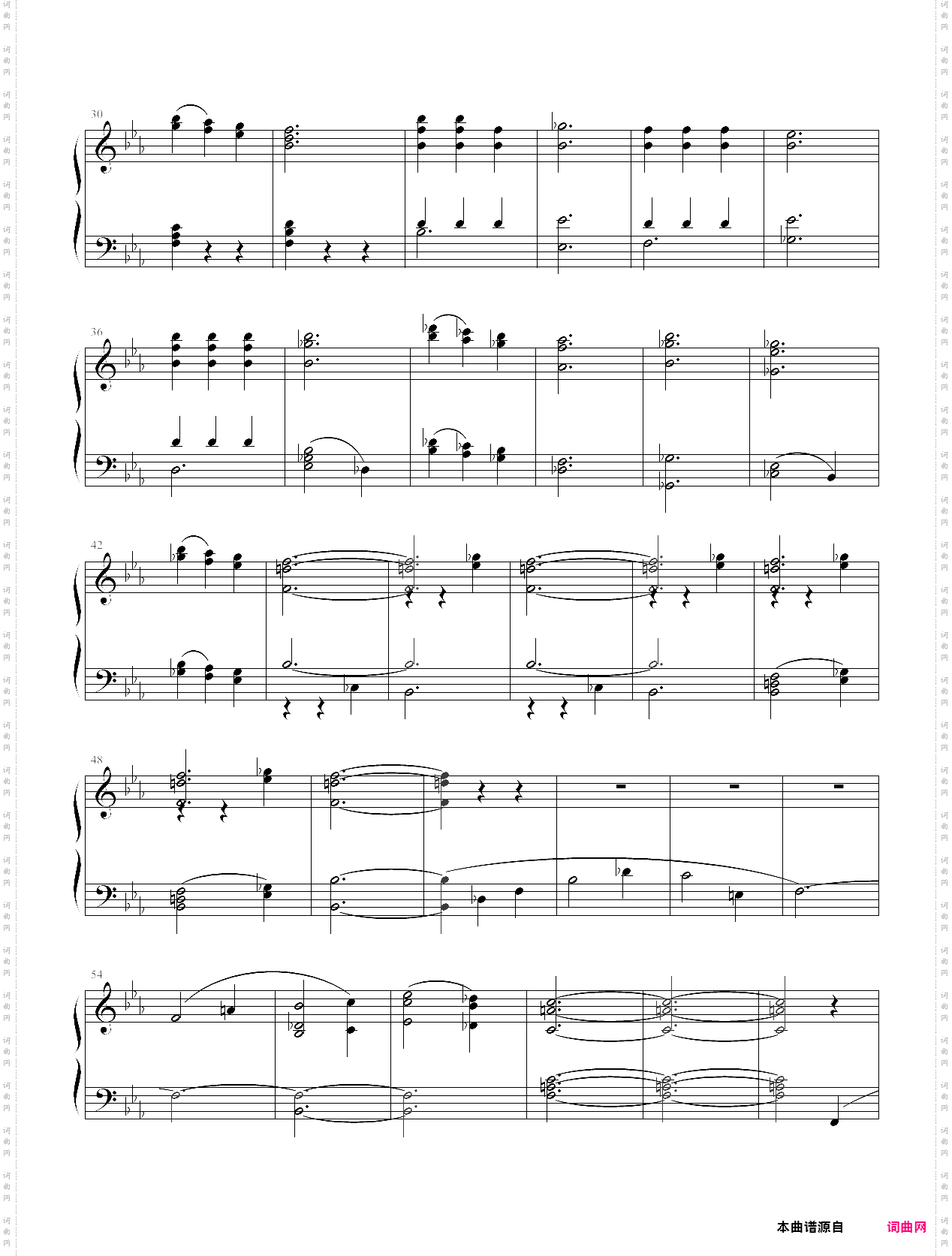 贝多芬第五交响曲命运第三乐章前部主题