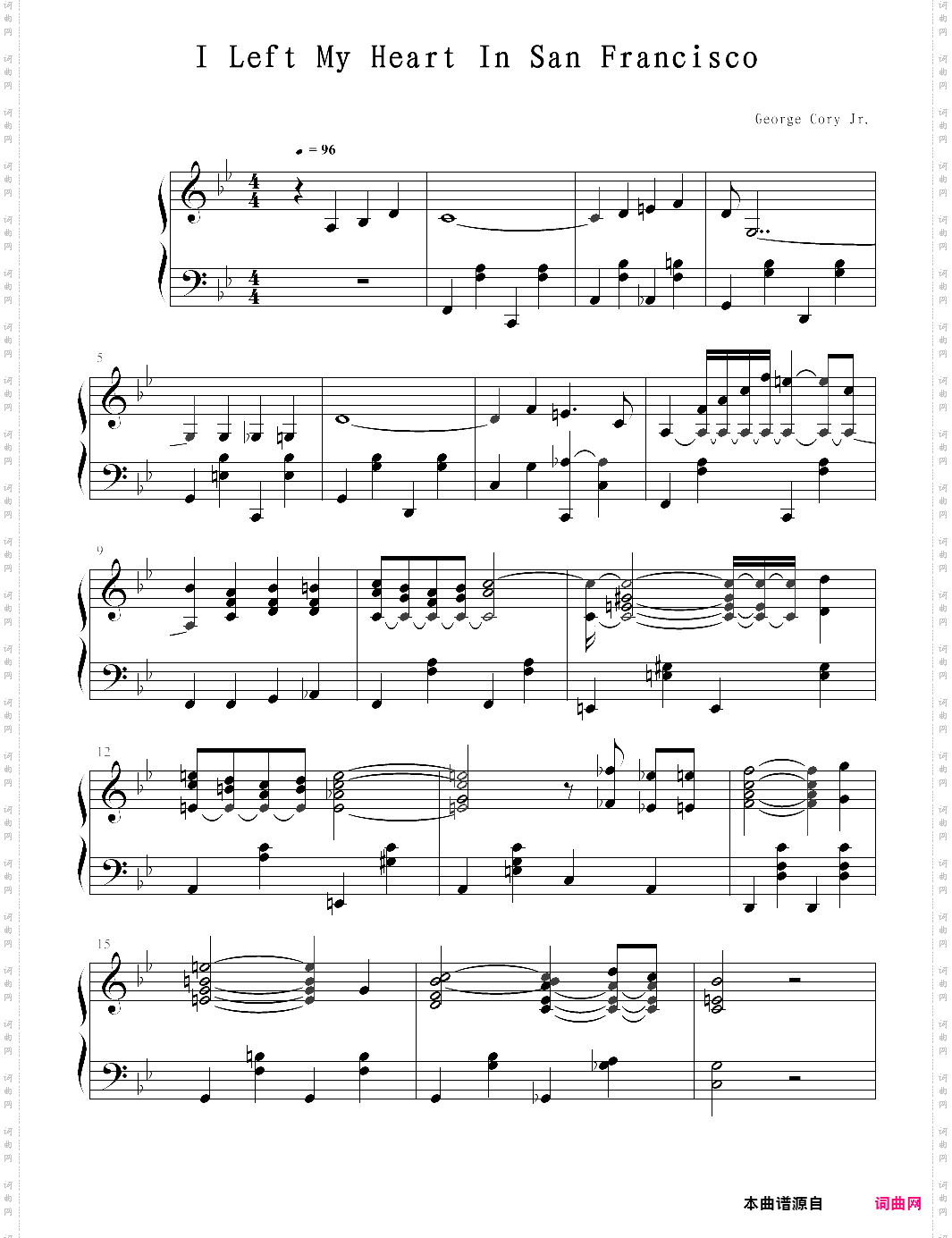 i left my heart in san francisco