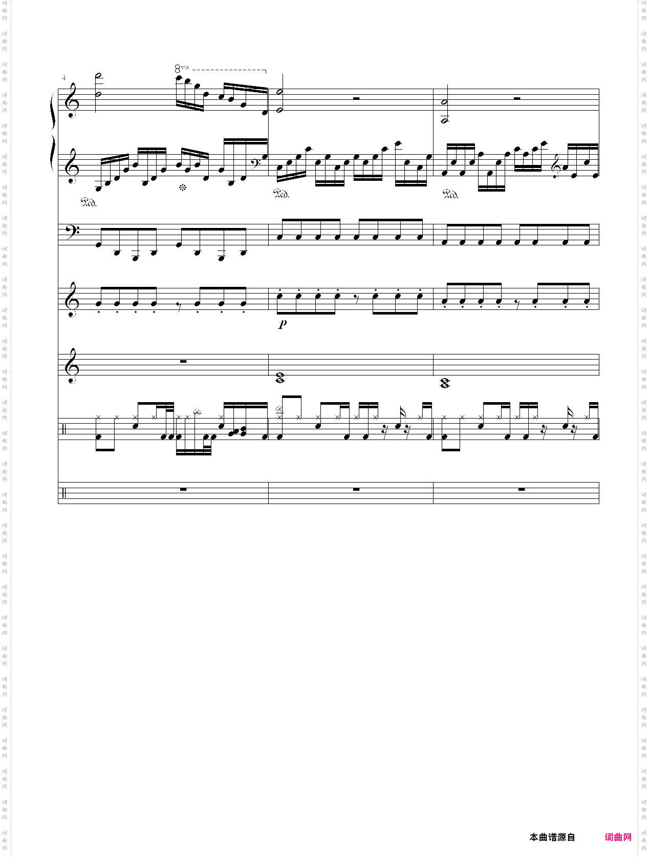 burning - 总谱