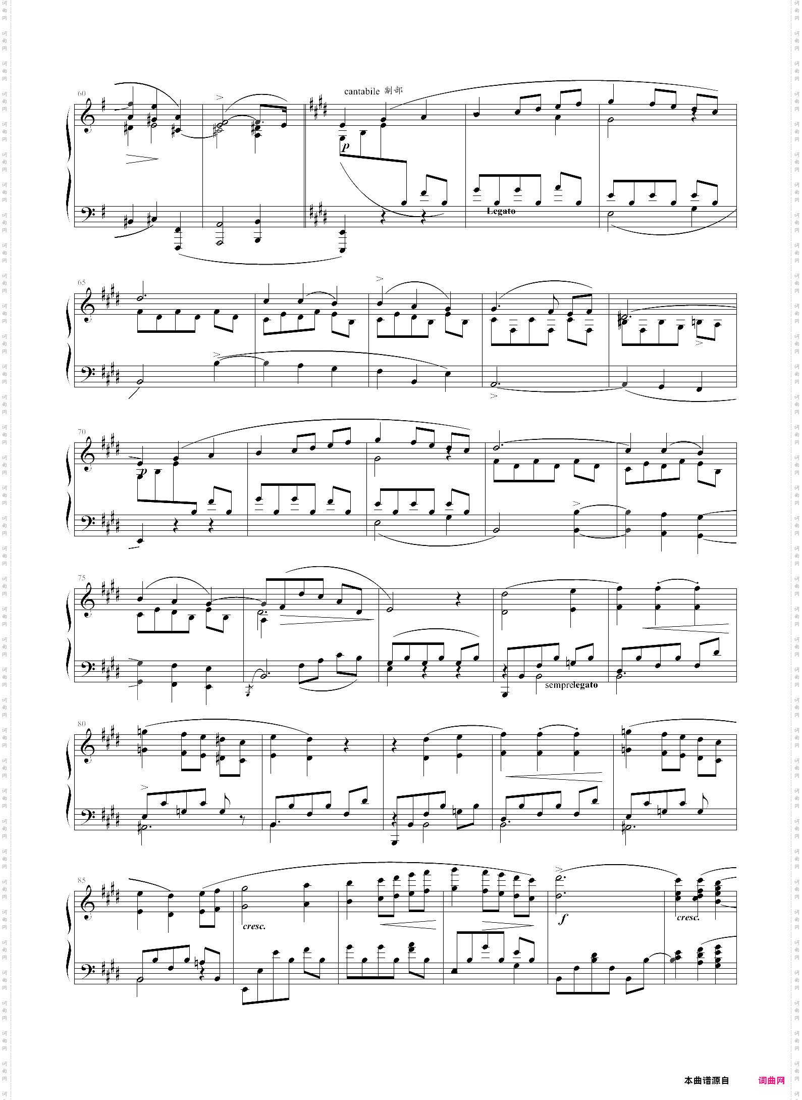 e小调第一钢琴协奏曲第一乐章