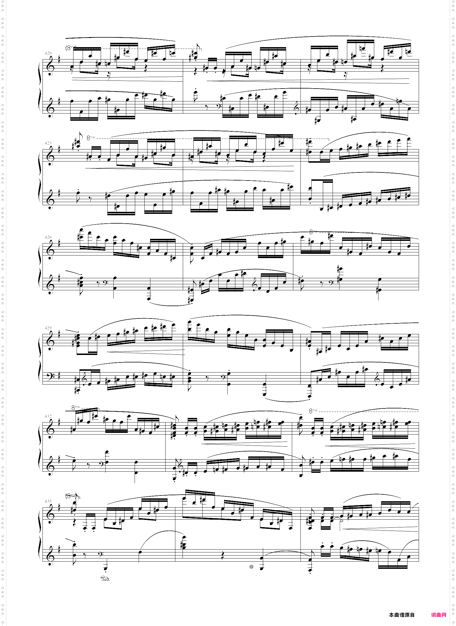 e小调第一钢琴协奏曲第一乐章