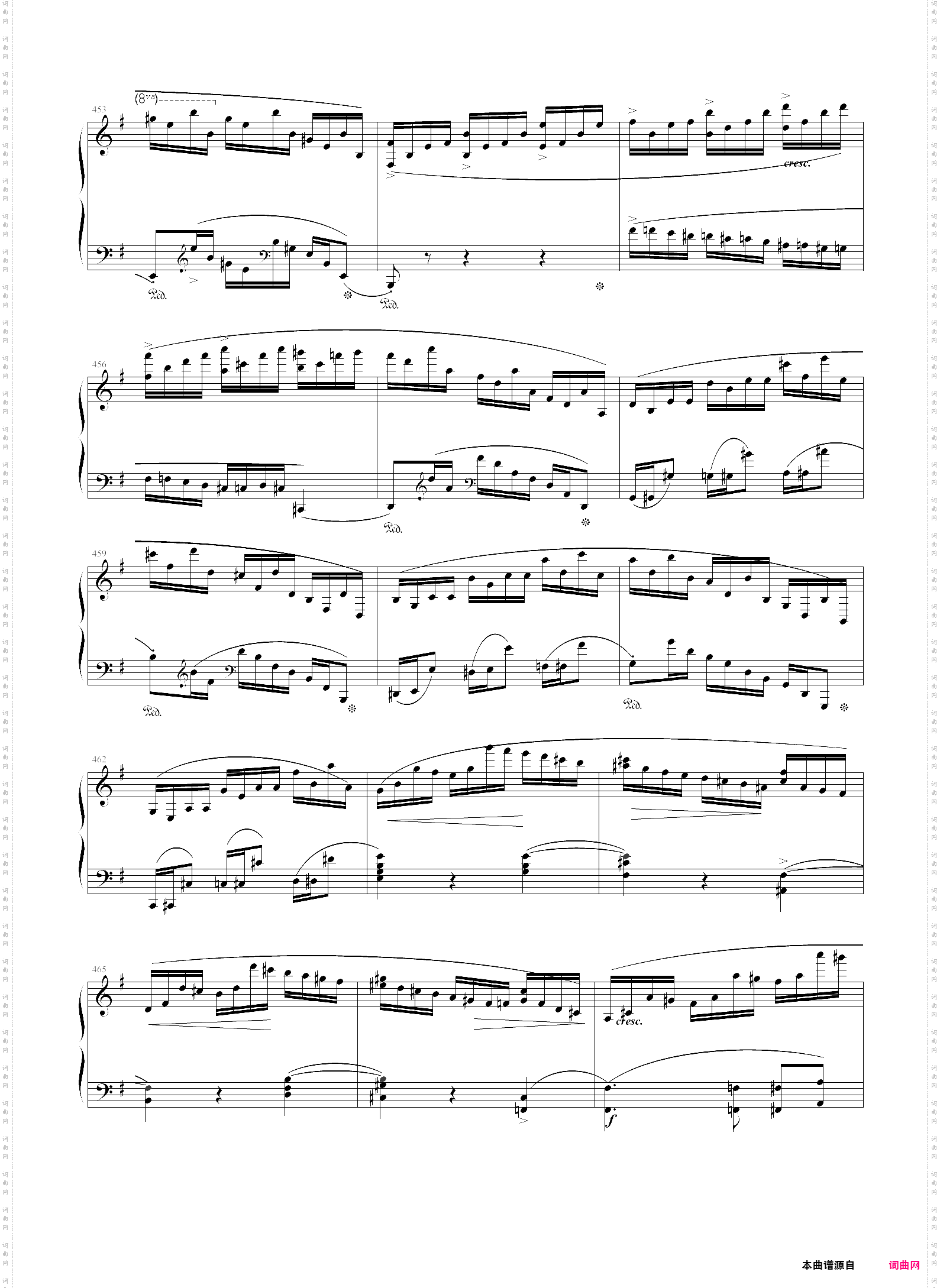 e小调第一钢琴协奏曲第一乐章