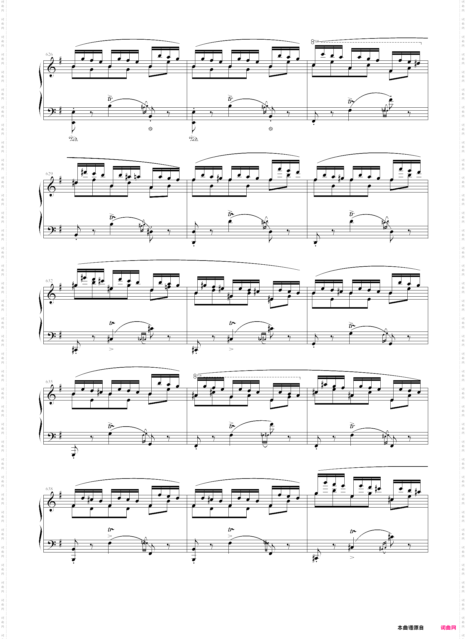 e小调第一钢琴协奏曲第一乐章