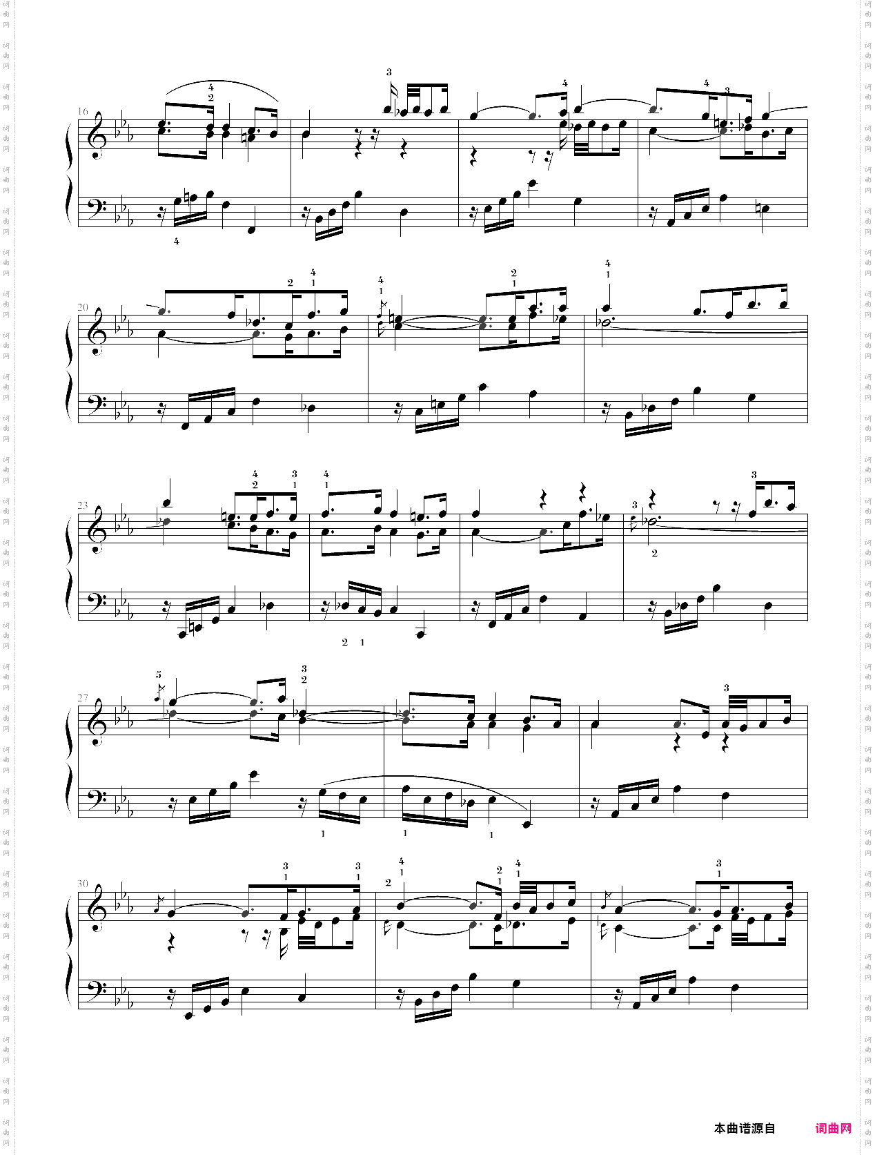 sinfonia no 5,e-flat major